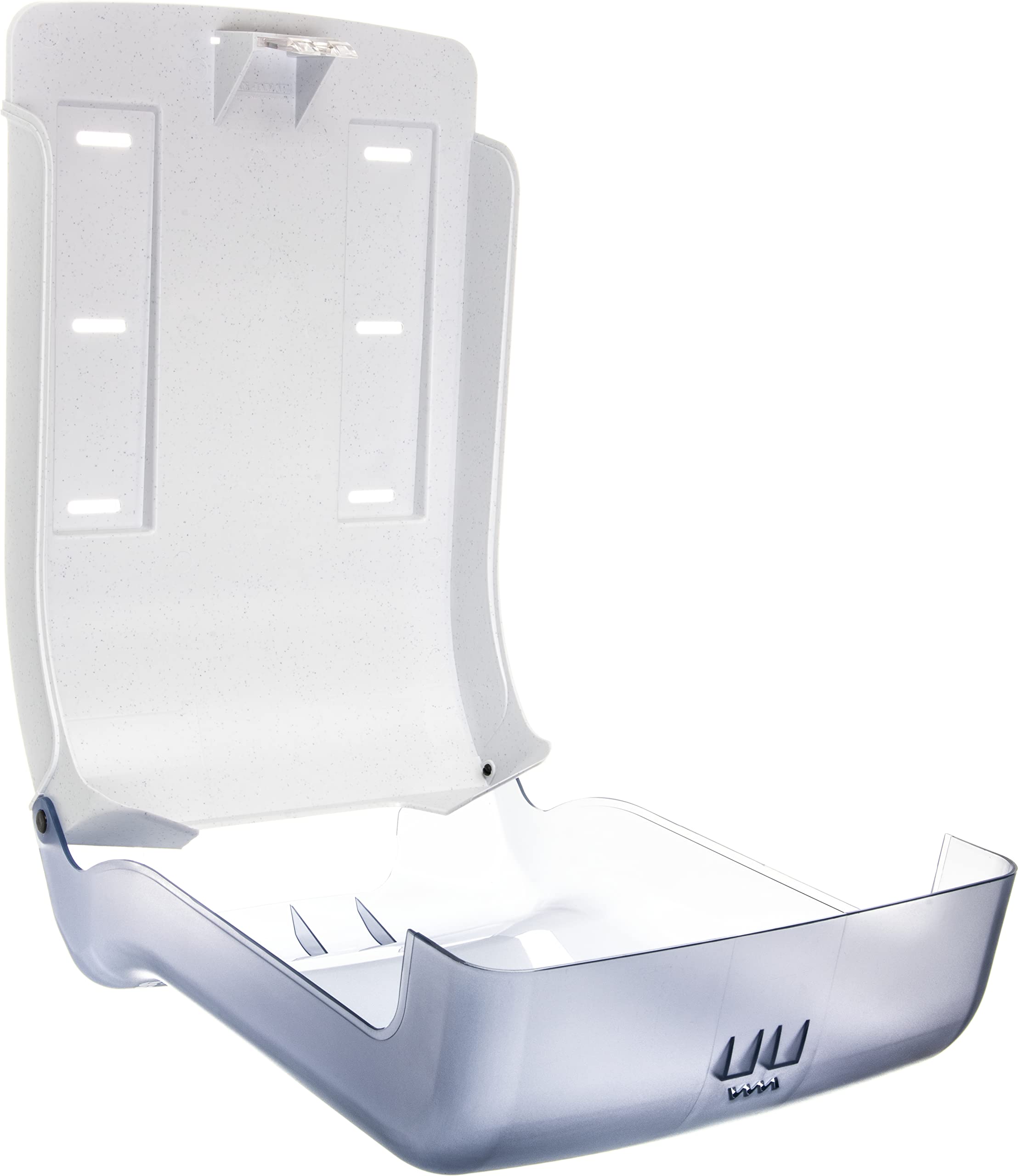 San Jamar Ultrafold Paper Towel Dispenser - C-Fold & Multi-Fold Bathroom, Kitchen & Restaurant Towel Holder - Durable Plastic in Arctic Blue - Perfect for Commercial & Home Use