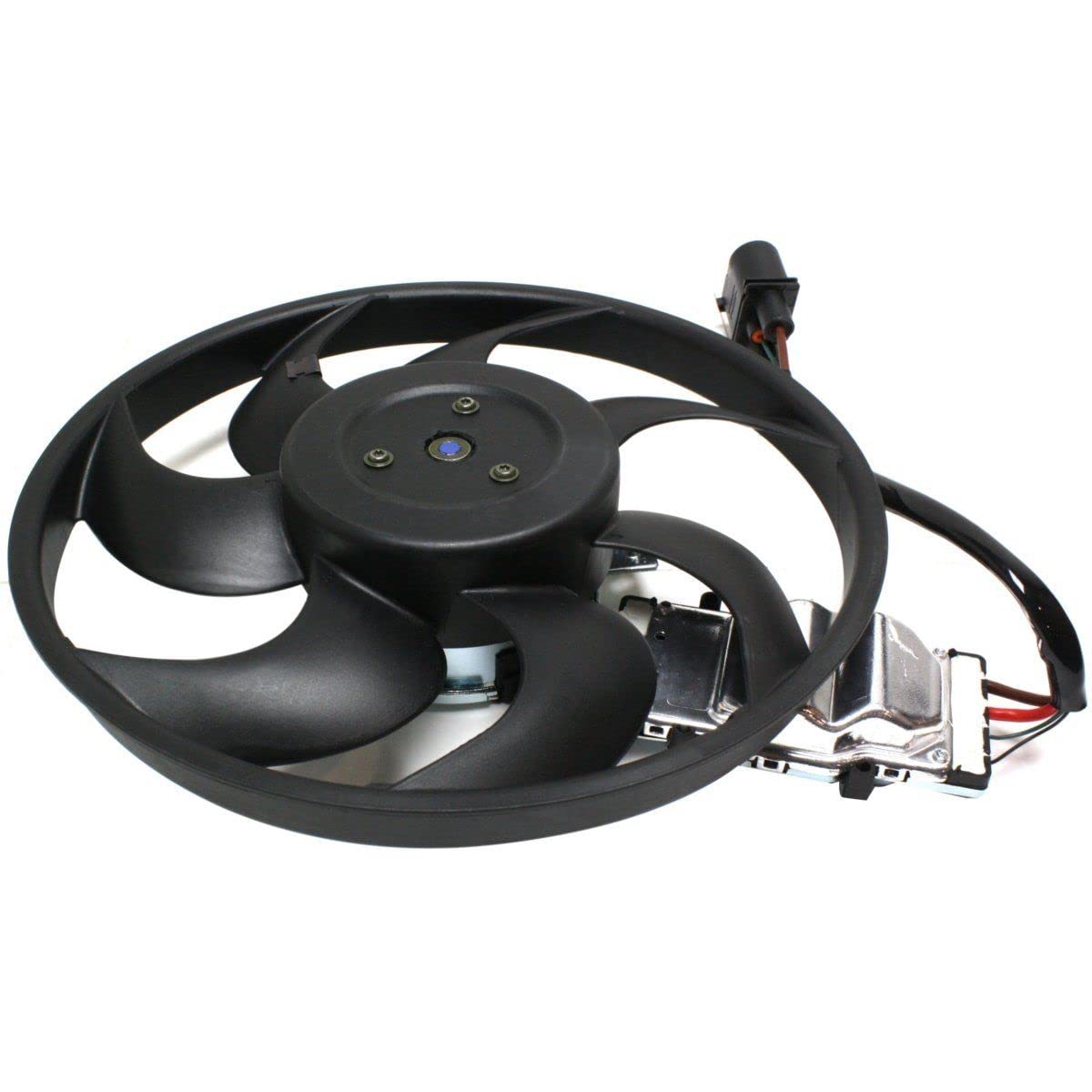 2004-2010 Volkswagen Touareg & 2007-2015 Audi Q7 Left Side A/C Condenser Cooling Fan Replacement - Perfect for Summer Heat & Off-Road Adventures