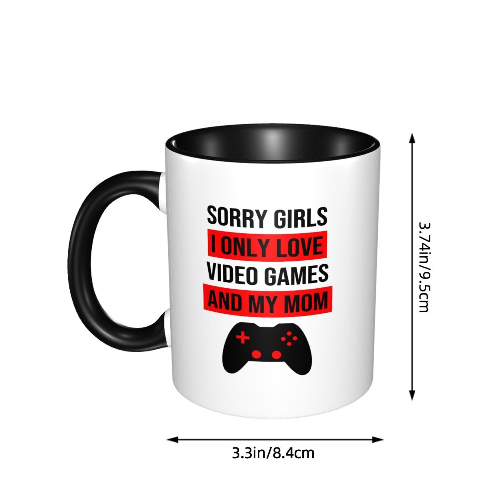 Funny Gaming Coffee Mug - Ceramic Gamer Gift for Men, Christmas & Valentine's Day Present - Perfect for Gamers, Office Use & Coffee Lovers