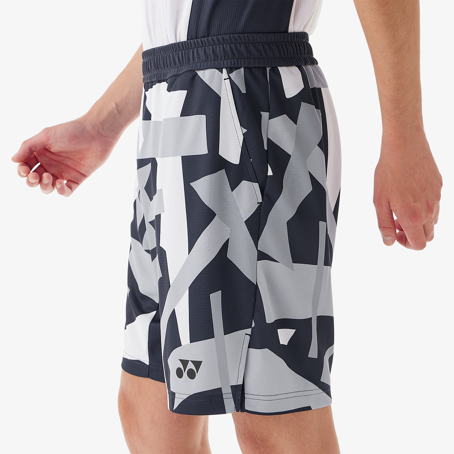 Yonex Men's Knit Shorts 15203 - Dark Navy - Comfortable Athletic Shorts for Running, Tennis & Casual Wear