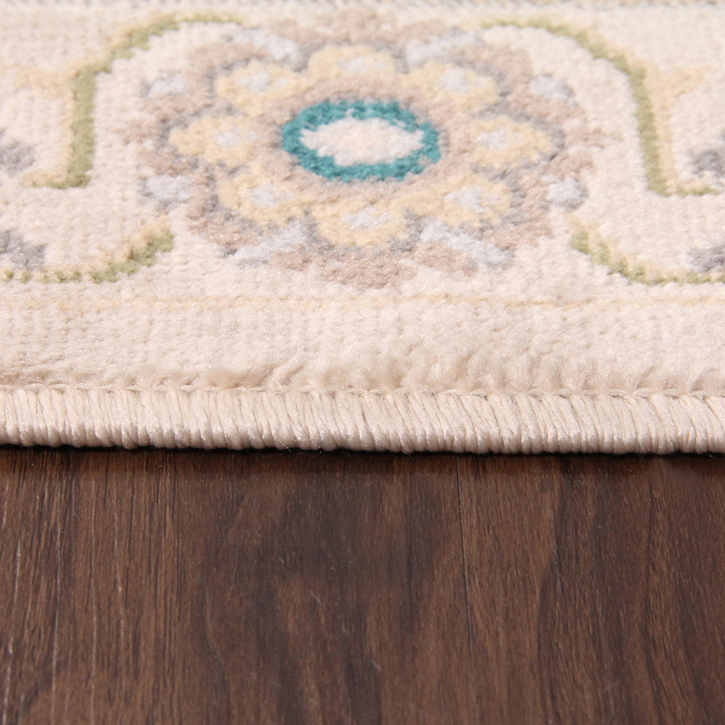 Edeline Medallion Oriental Indoor Area Rug - Soft Bohemian Style Carpet for Living Room, Bedroom & Dining Room Decor