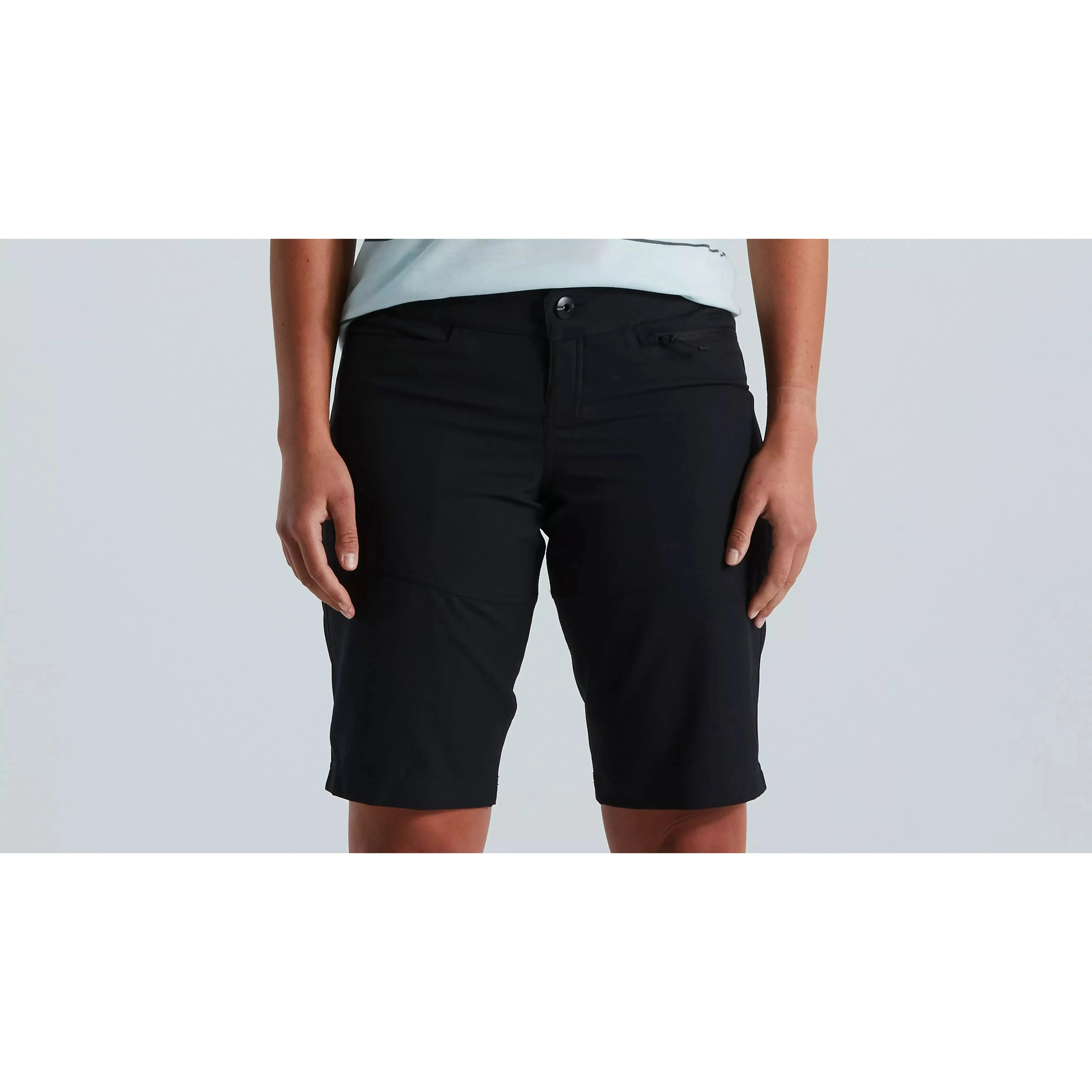 Specialized Women's Trail Shorts with Liner - Breathable & Quick-Dry Hiking Shorts for Outdoor Adventures - Black