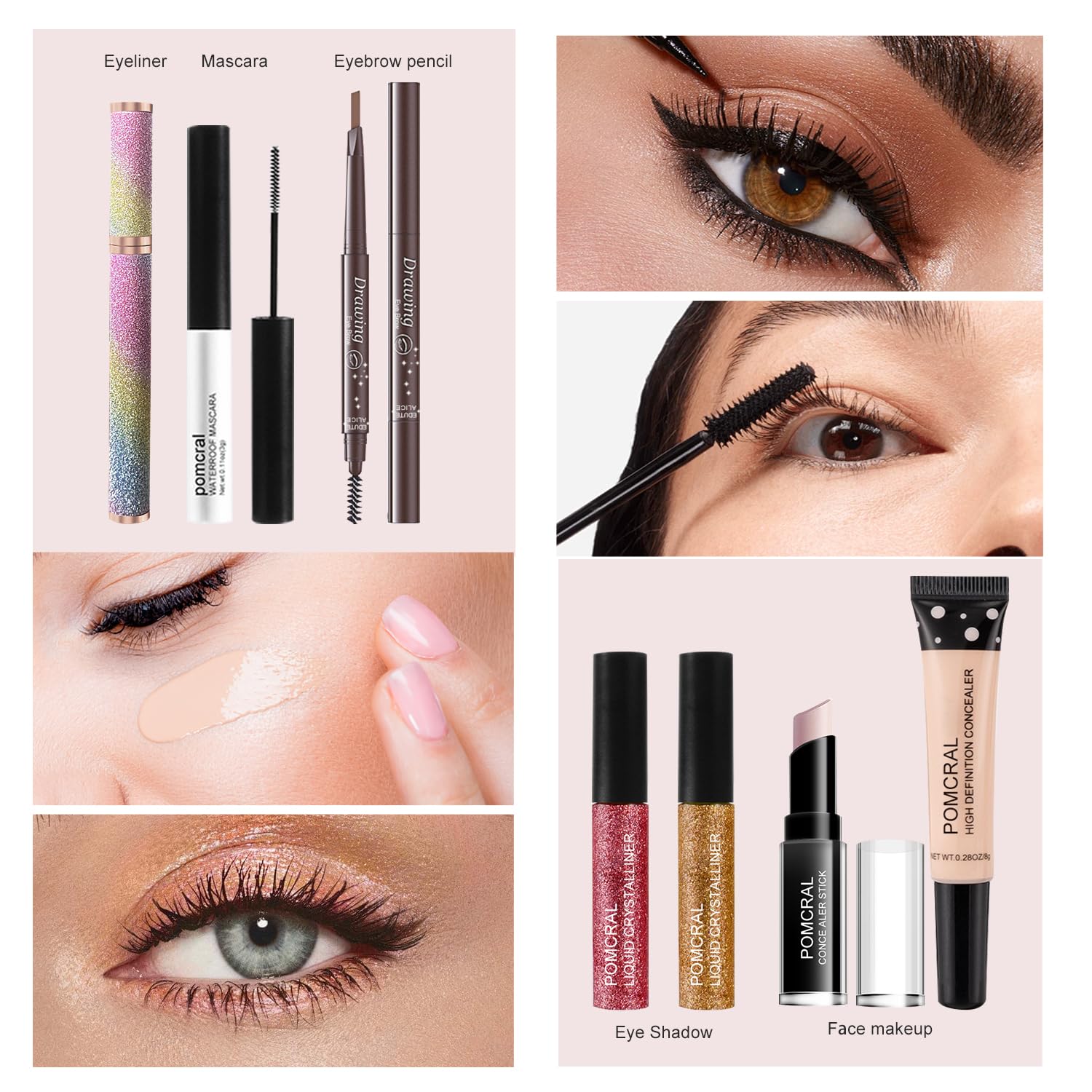 **Makeup Sets for Girls 10-12 & Teens – Complete Makeup Kit with Eyeshadow Palette, Lip Gloss, Brushes, Concealer & Makeup Bag – Perfect Gift for Women & Teens – Great for Parties, School Events & Daily Use**