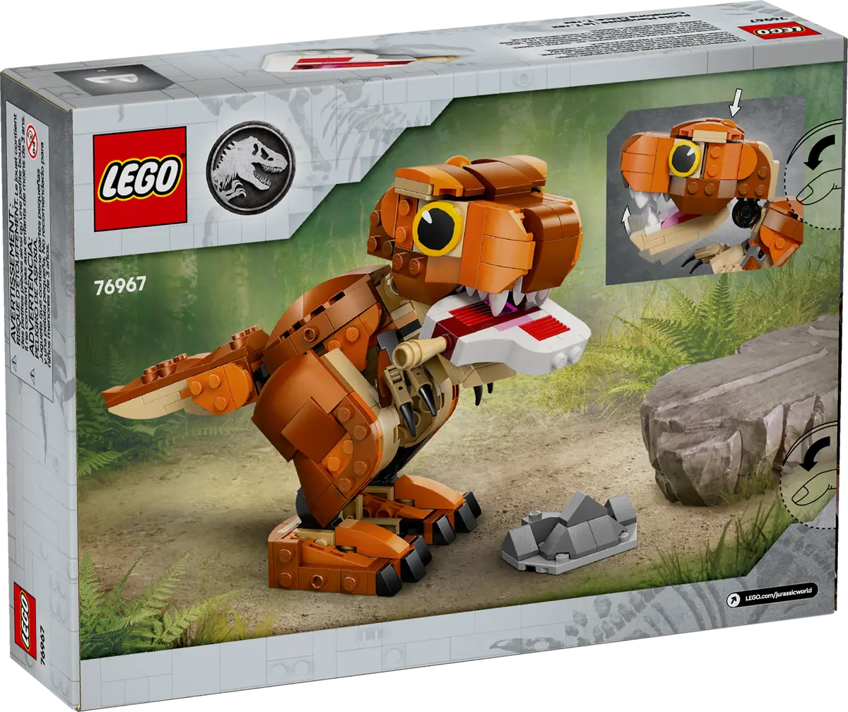 LEGO Jurassic World Little Eatie: T. rex Dinosaur Building Set – Creative Toy for Kids & Collectors – Perfect for Playtime, Gifts & Display Scenes