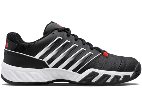 Black/White/Poppy Red