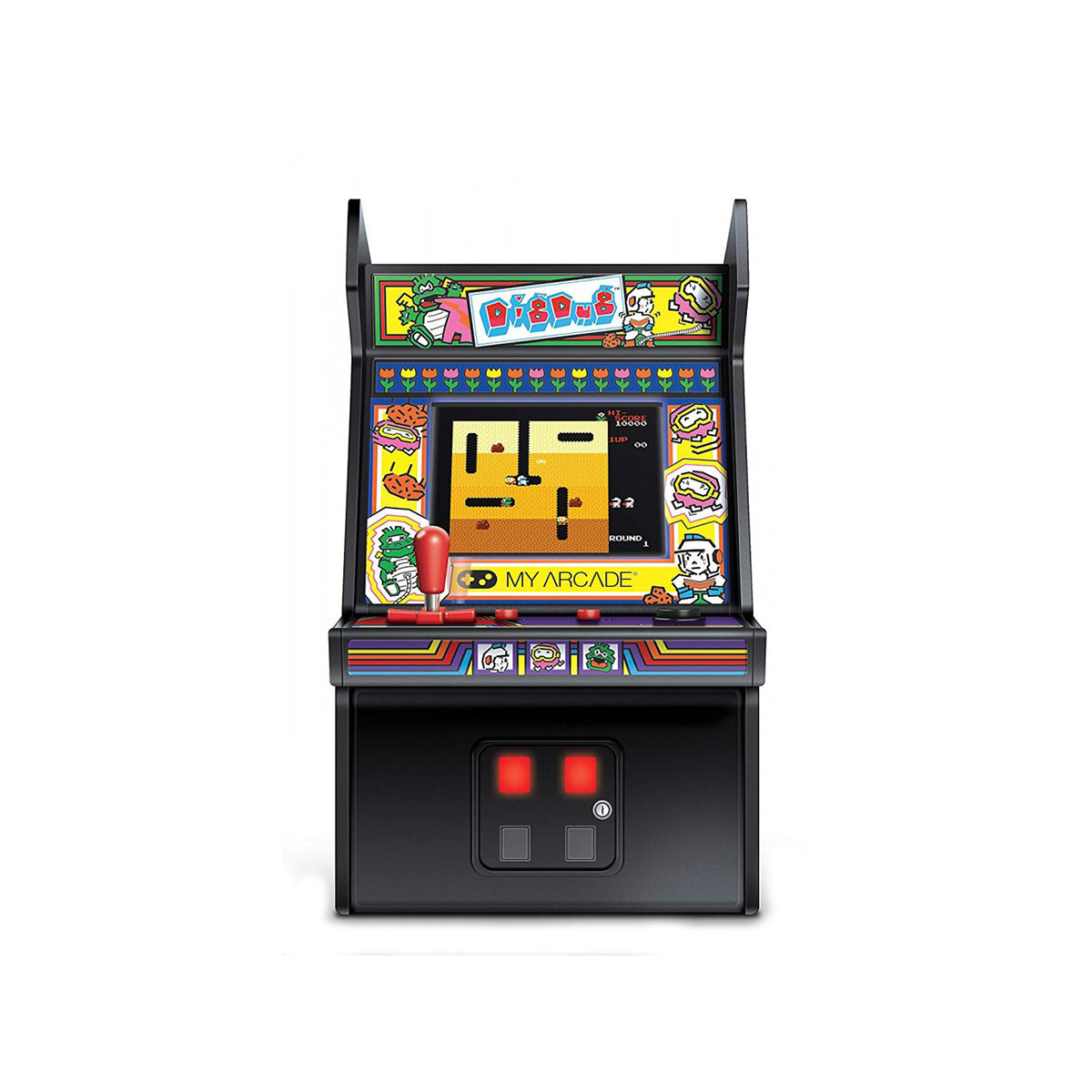 My Arcade DGUNL 3221 Dig Dug Micro Player - Portable Retro Arcade Game Console for Adults & Kids - Perfect for Home, Office, Travel & Gaming Parties