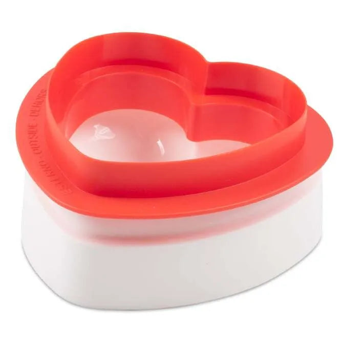 Heart-Shaped Silicone Mold with Cutter for Baking - Perfect for Valentine's Day, Wedding Cakes, Cupcakes & DIY Chocolate Making