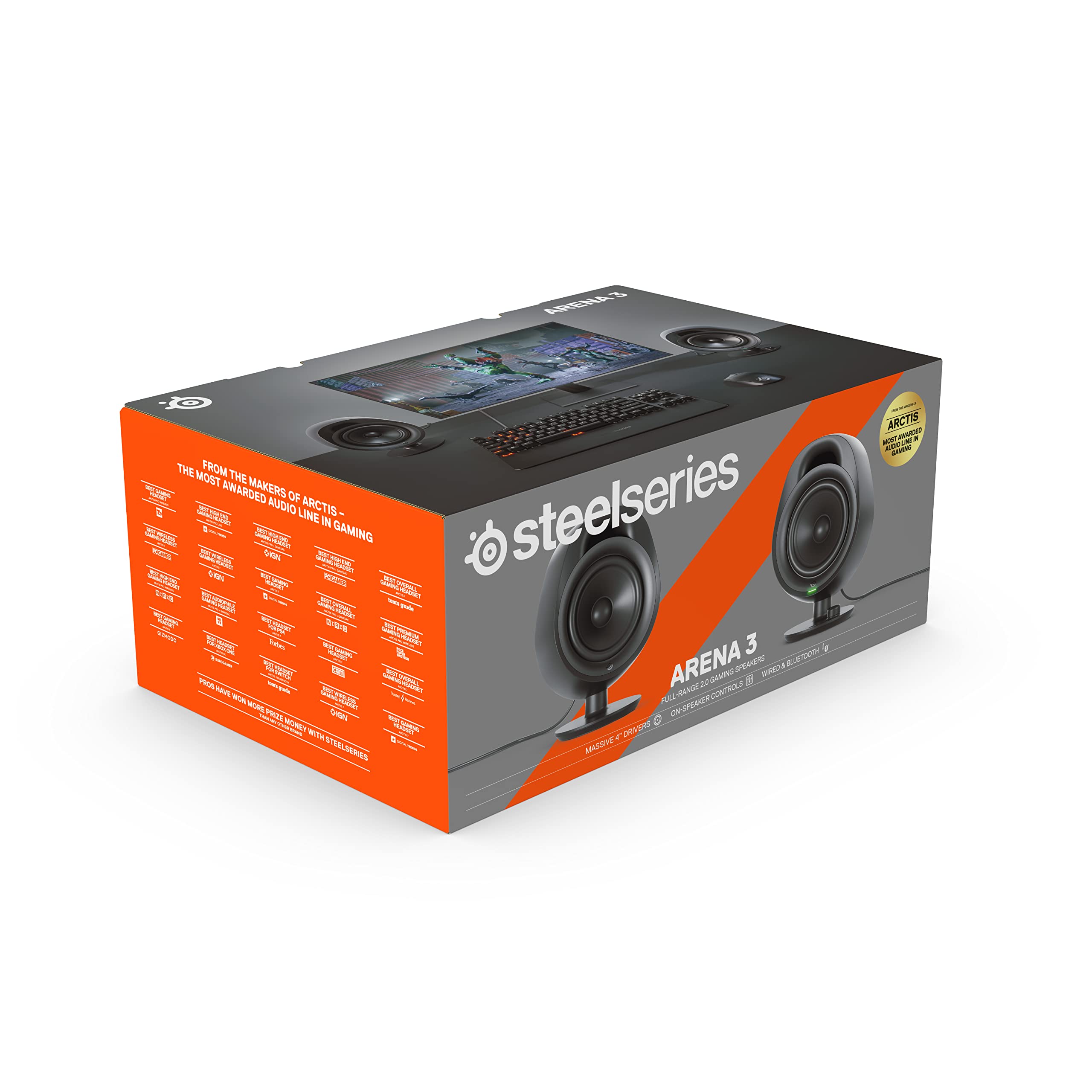 SteelSeries Arena 3 2.0 Gaming Speakers - 4