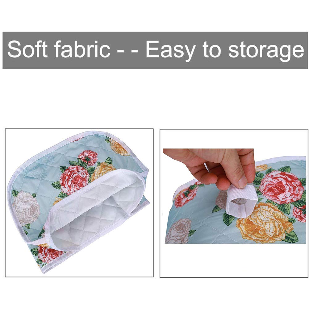 Quilted 2-Slice Toaster Cover - Microwave Oven Appliance Protector - The Pioneer Woman Kitchen Accessories for Countertop Organization & Home Decor