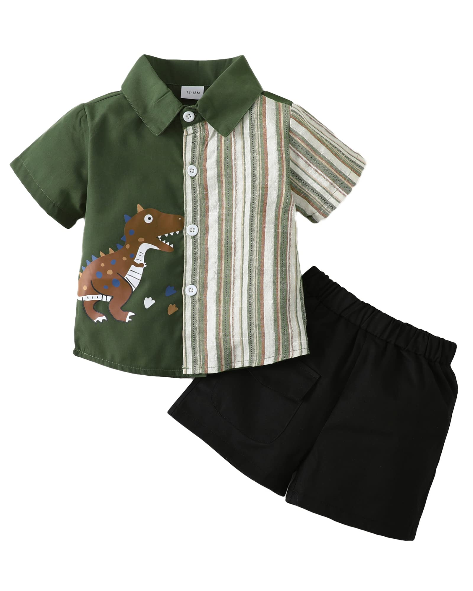 Toddler Baby Boy Clothes Set - 100% Cotton Short Sleeve Summer Outfits for Little Boys | Perfect for Playtime, Daycare & Family Outings