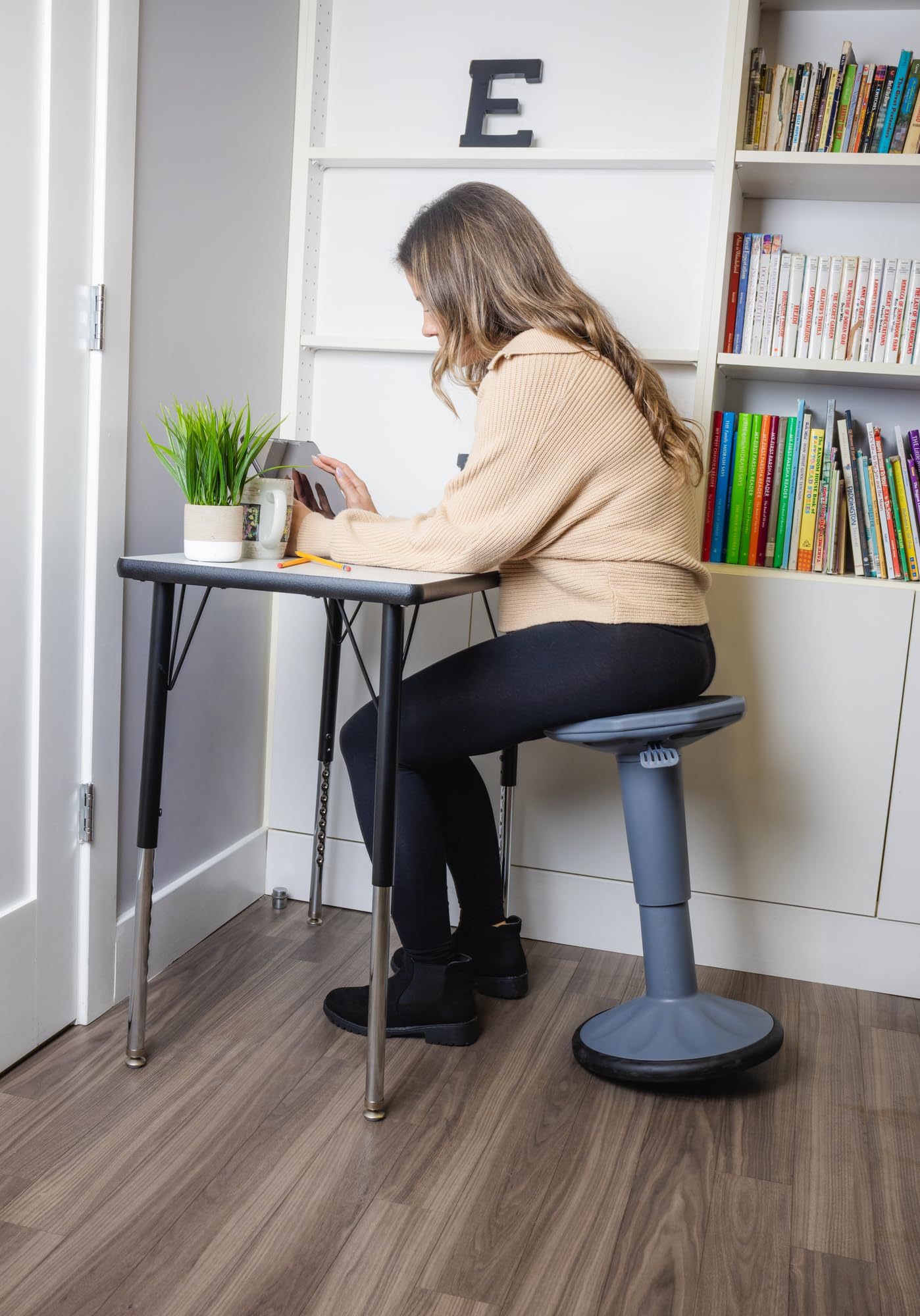 Adjustable Wobble Stool for Middle & High School Students - Flexible Seating Classroom Chair with 17