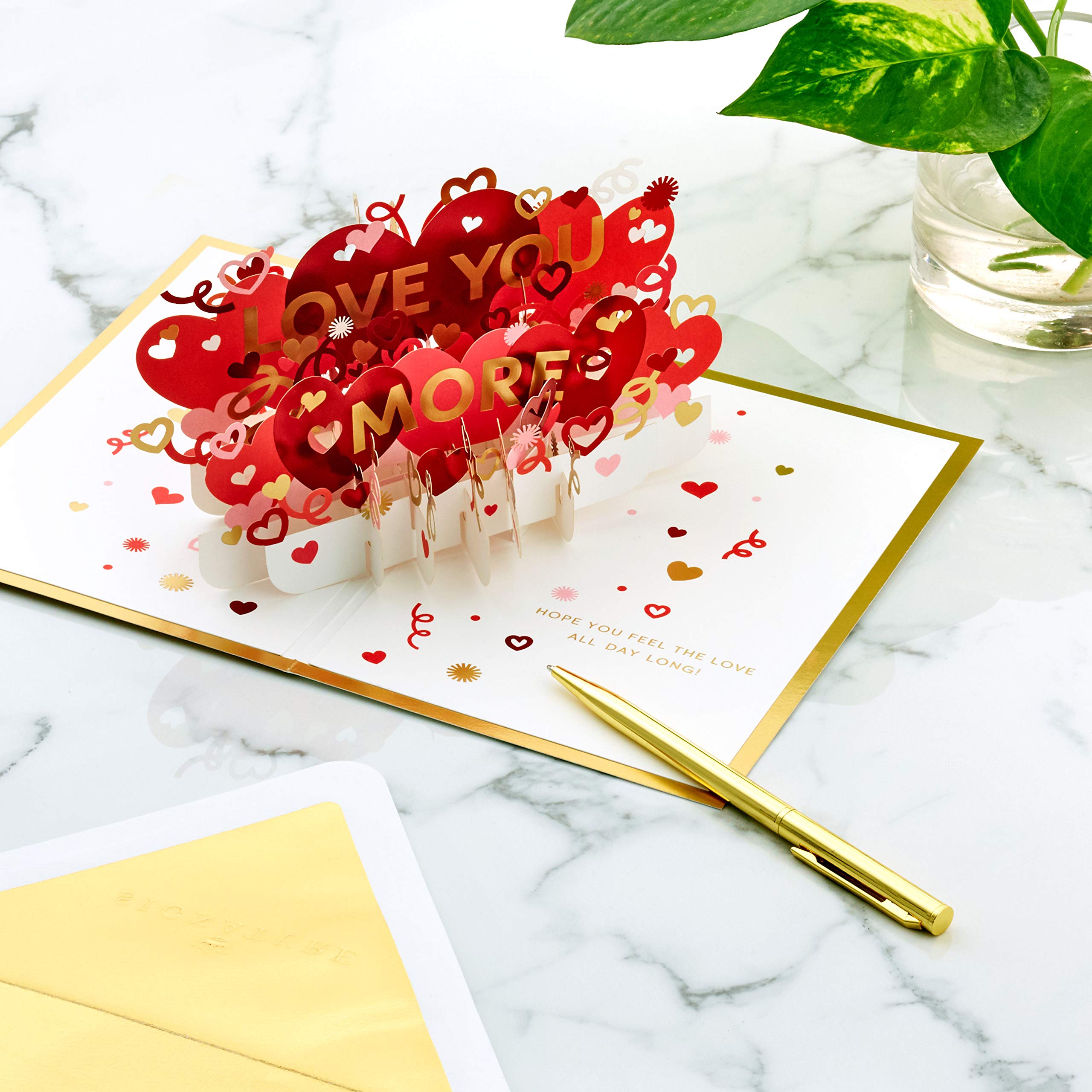 Hallmark Signature Paper Wonder Valentines Day Pop Up Love Card - Romantic 3D Greeting Card for Valentine's Day, Anniversary & Special Occasions | Perfect for Couples, Wife, Husband & Loved Ones