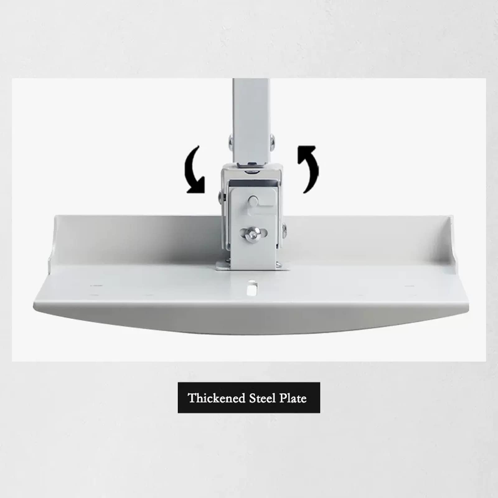 Universal Projector Stand & Ceiling Mount Bracket - Adjustable 45-56cm for Video Conference, Home Theater, Classroom - Compatible with Most Projectors, Cameras & AV Equipment