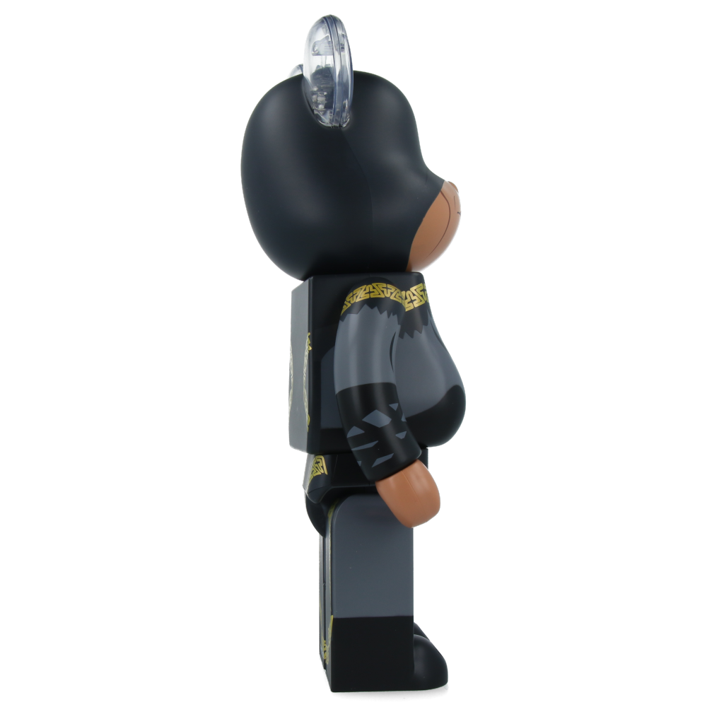400% Bearbrick Black Adam Collectible Figure - Limited Edition Vinyl Art Toy for Display & Decoration - Perfect for Home, Office & Pop Culture Collections