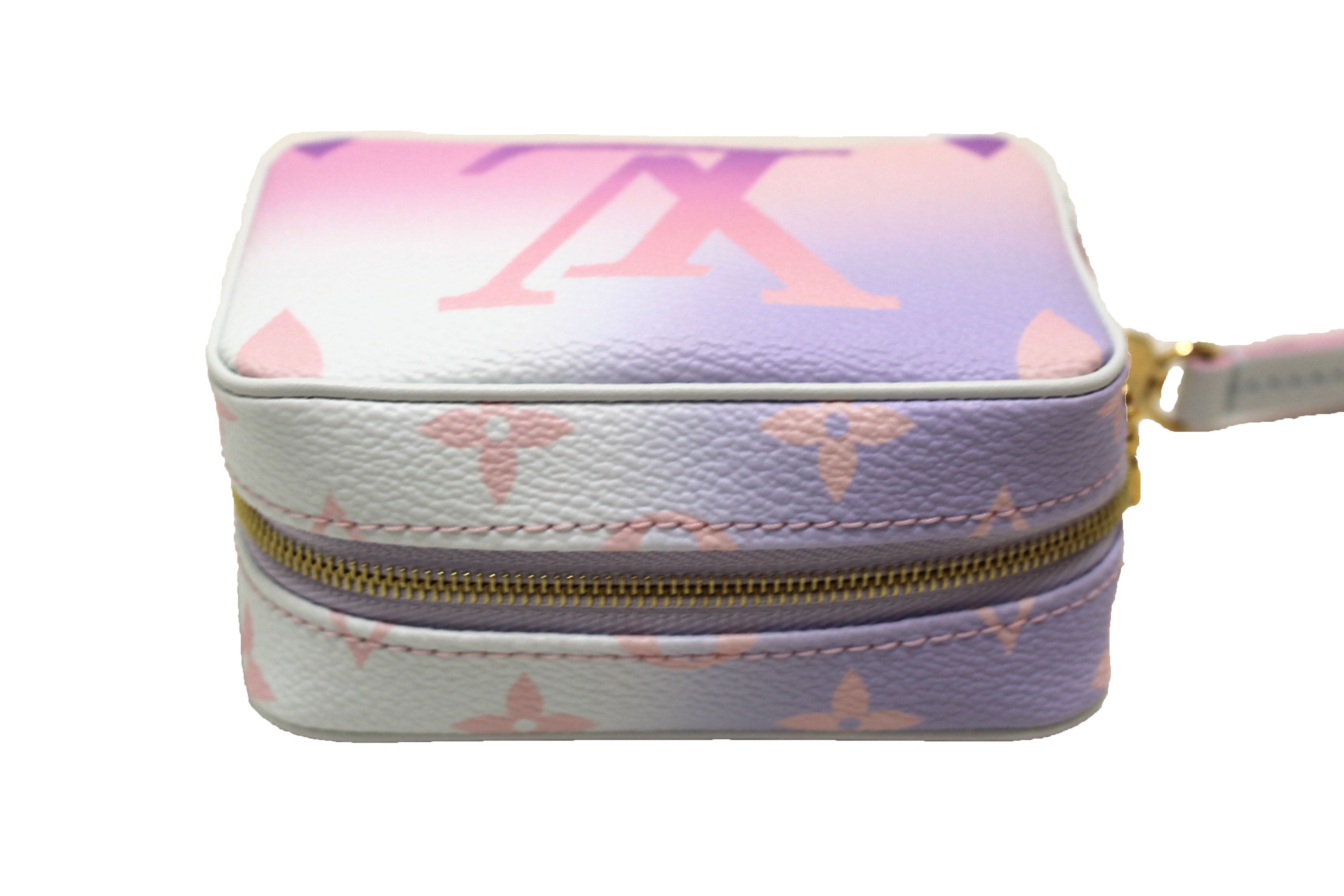 Authentic Louis Vuitton Pastel Escale Giant Monogram Wapity Case - Luxury Compact Wallet for Women, Perfect for Travel, Parties & Everyday Use