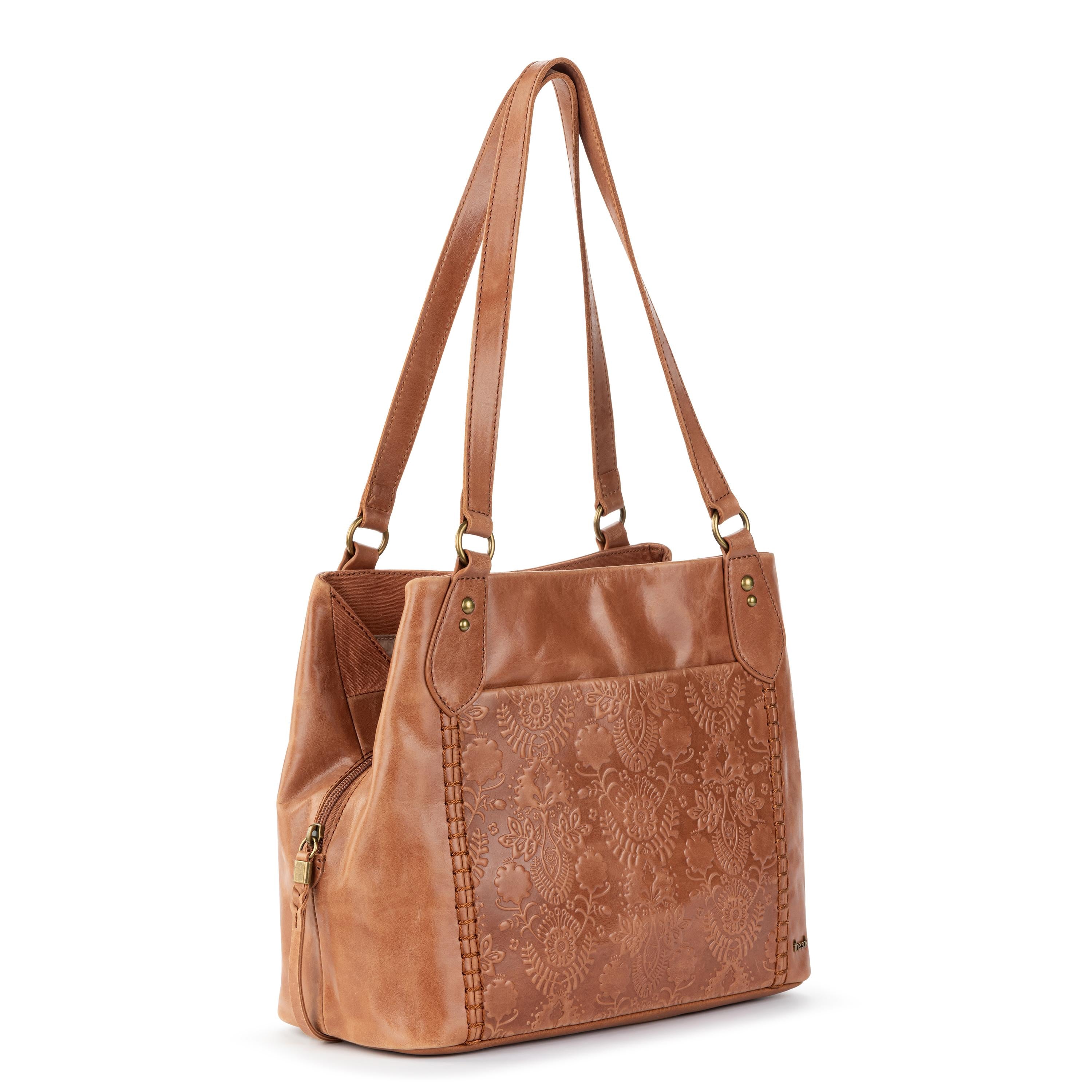 Melrose Genuine Leather Satchel Bag for Women - Stylish Crossbody Purse for Work, Travel & Everyday Use