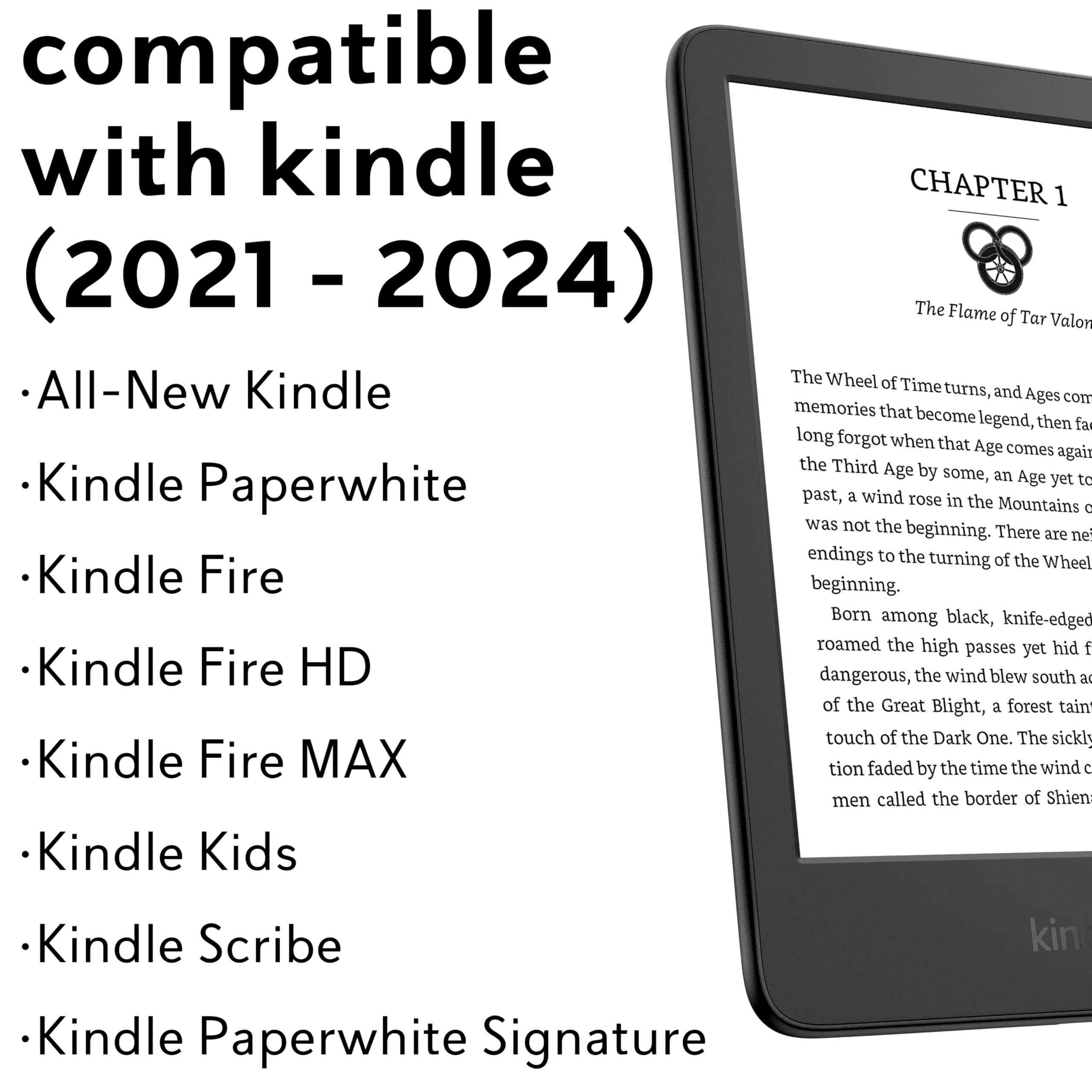 SPARKED Fast Charging USB C Cable for Kindle Paperwhite, Fire HD 8/10, Scribe, Kids, Signature & Max Tablets | Compatible with Amazon Kindle 2021-2024 Models | High-Speed Charging Cord for Home, Office & Travel Use