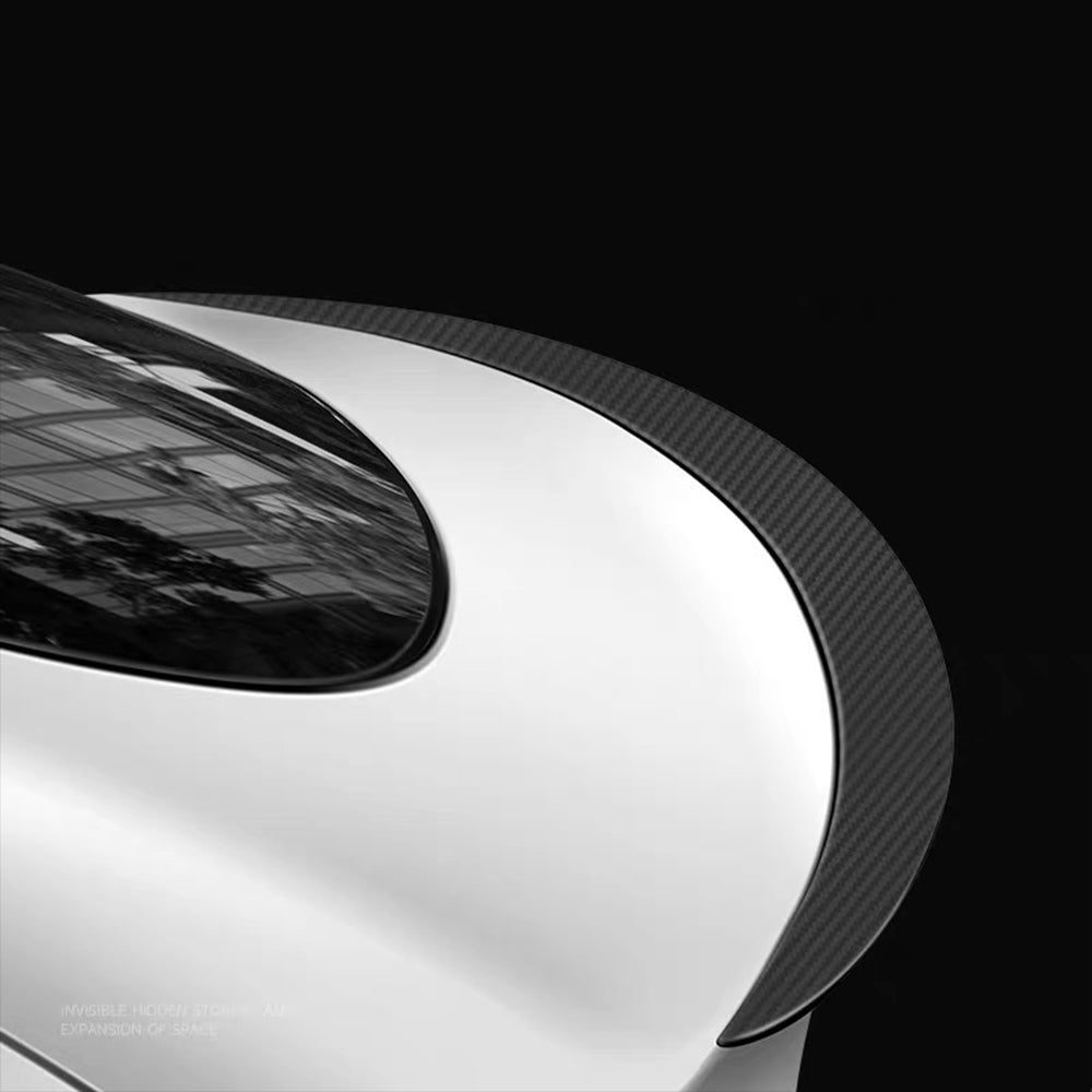 Premium Carbon Fiber Rear Spoiler for Tesla Model 3 & Model Y - High-Performance Aerodynamic Design for Increased Downforce, Better Traction & Improved Battery Efficiency | Perfect for Track Days & Highway Driving