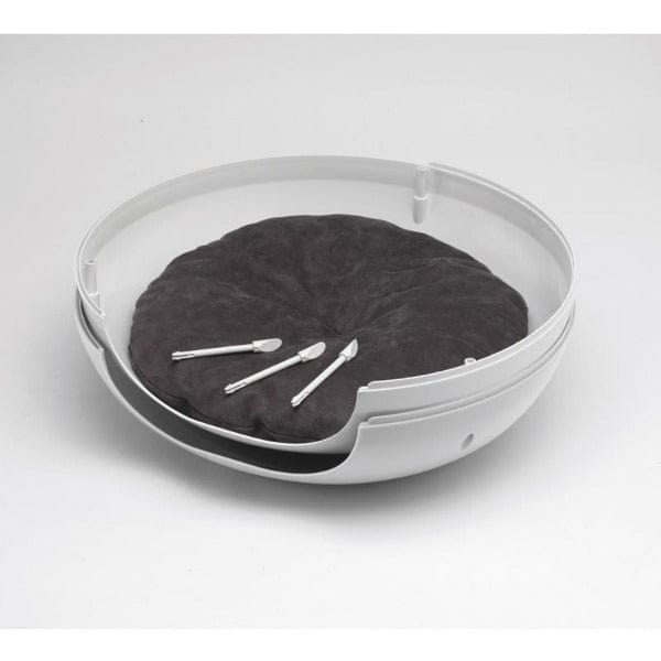 Modern Donut Cat Cave - Cozy Plastic Pet Bed for Cats & Small Dogs | Comfortable Indoor Sleeping Spot for Kittens & Puppies