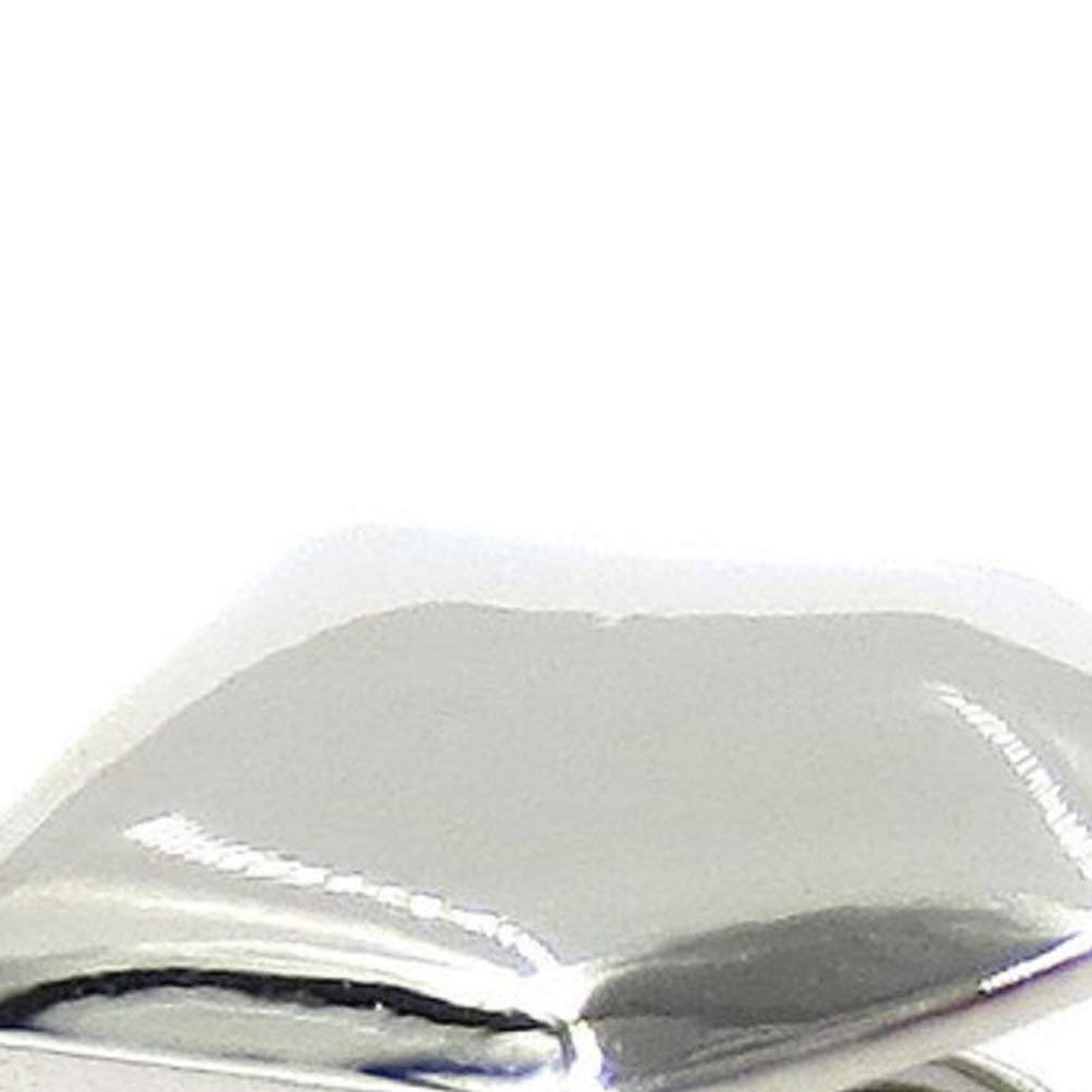SUPVOX 2Pcs Silver Plated Small Single Tooth Cap - Hip Hop Grillz Teeth Jewelry for Men & Women - Perfect for Halloween, Costume Parties and Rap Performances