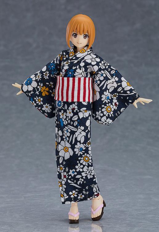 Figma #473 Female Yukata Outfit Body (Emily) - Anime Cosplay Costume for Conventions, Halloween & Photoshoots