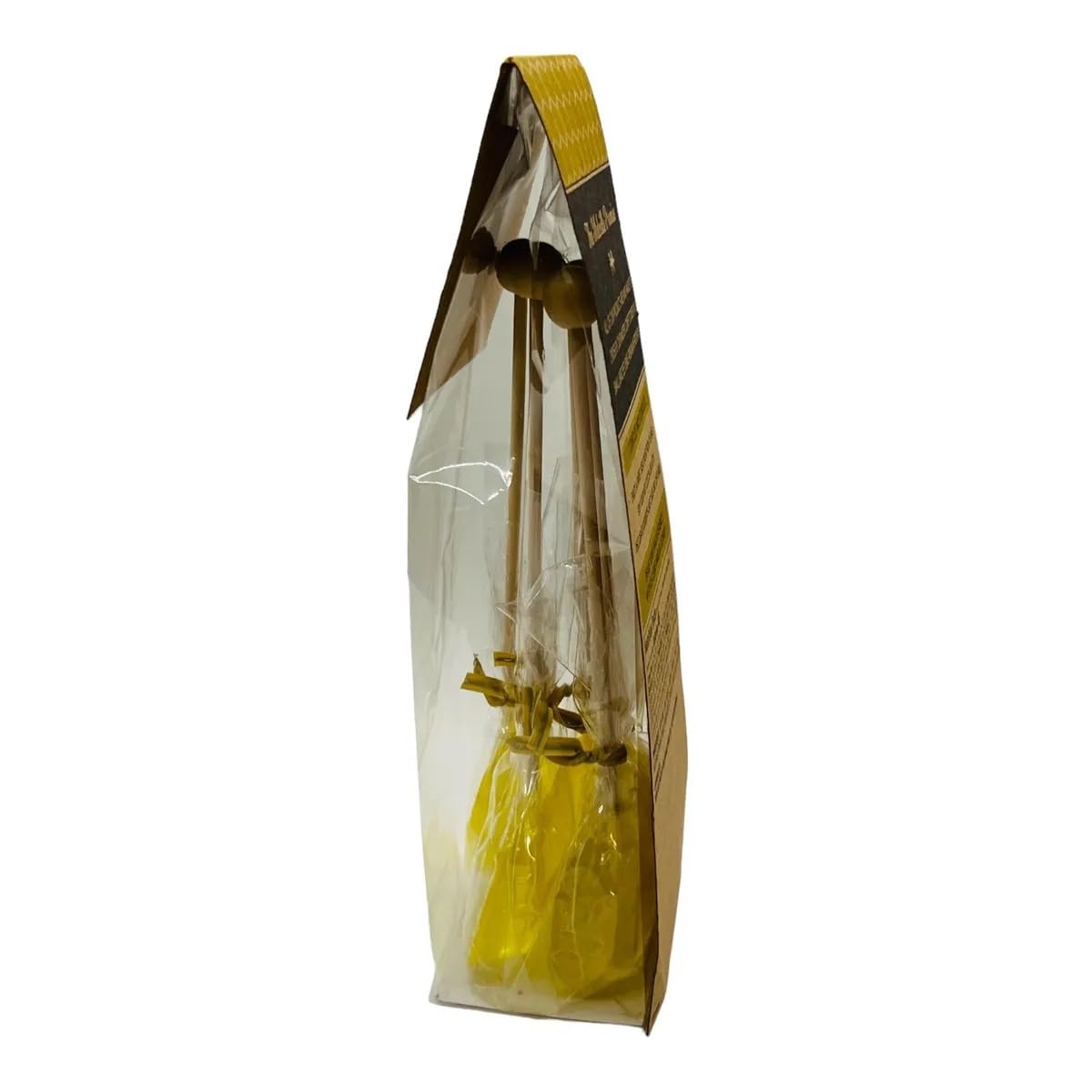 Melville Candy Hard Candy Lemon Honey Lollipops on Wooden Sticks - 5 Count Bag | Sweet Treats for Parties, Gifts & Everyday Snacking
