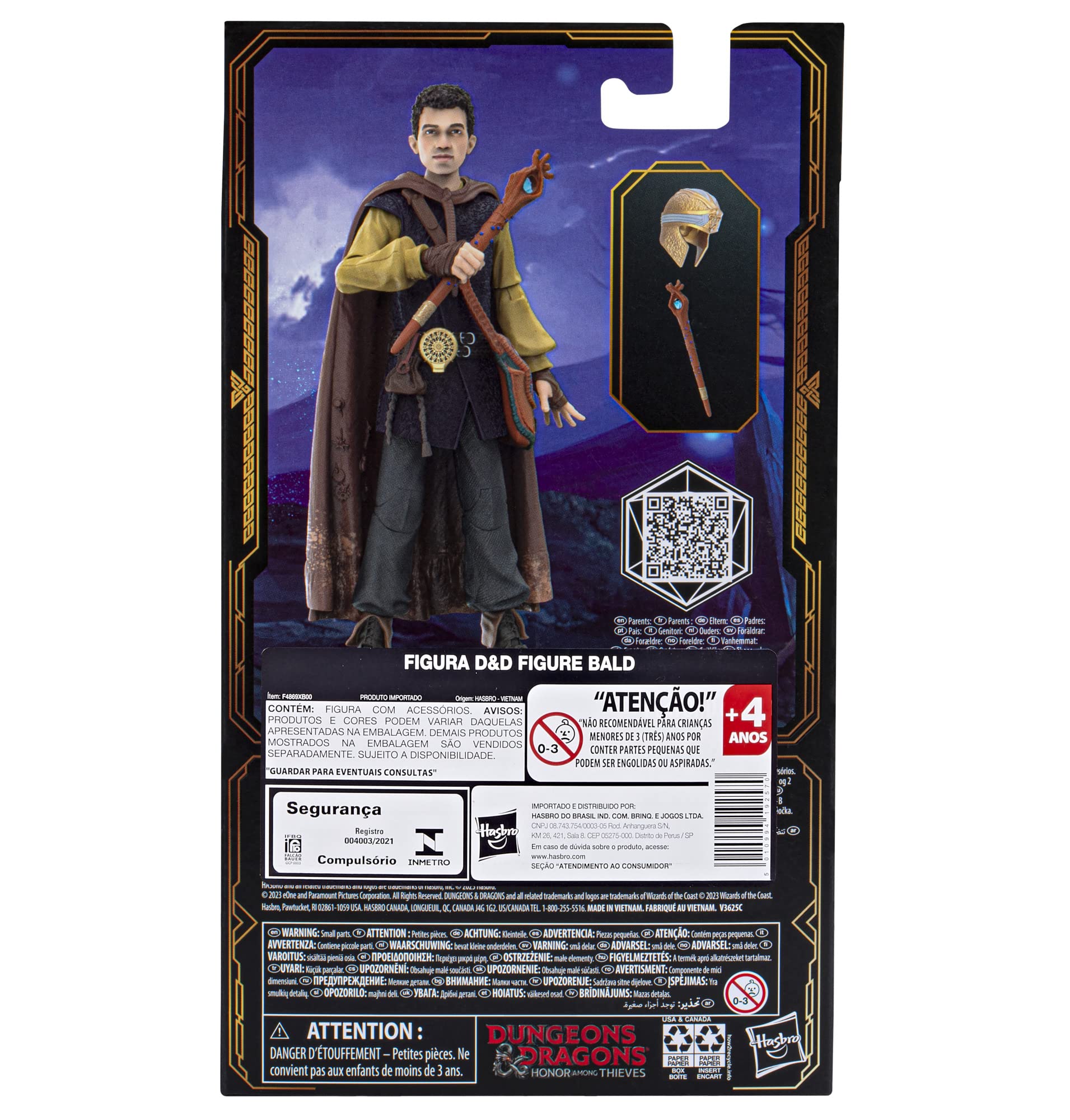 Dungeons and Dragons Honor Among Thieves Golden Archive Simon Action Figure Collectible Toy - Perfect for D&D Fans, Cosplay, and Fantasy Display Collections