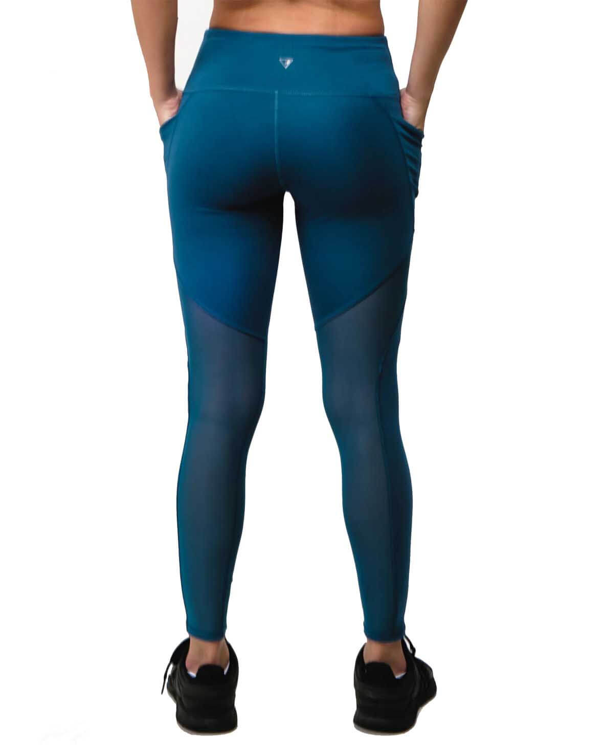High Waist Mesh Leggings with Pockets for Women - Workout, Yoga & Running - Breathable & Stylish Activewear for Gym & Everyday Wear
