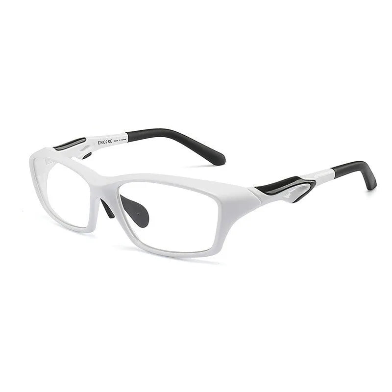 Brightzone Unisex Full Rim Square TR90 Ultem Sport Eyeglasses 71497 - Lightweight Durable Frames for Running, Cycling & Outdoor Activities