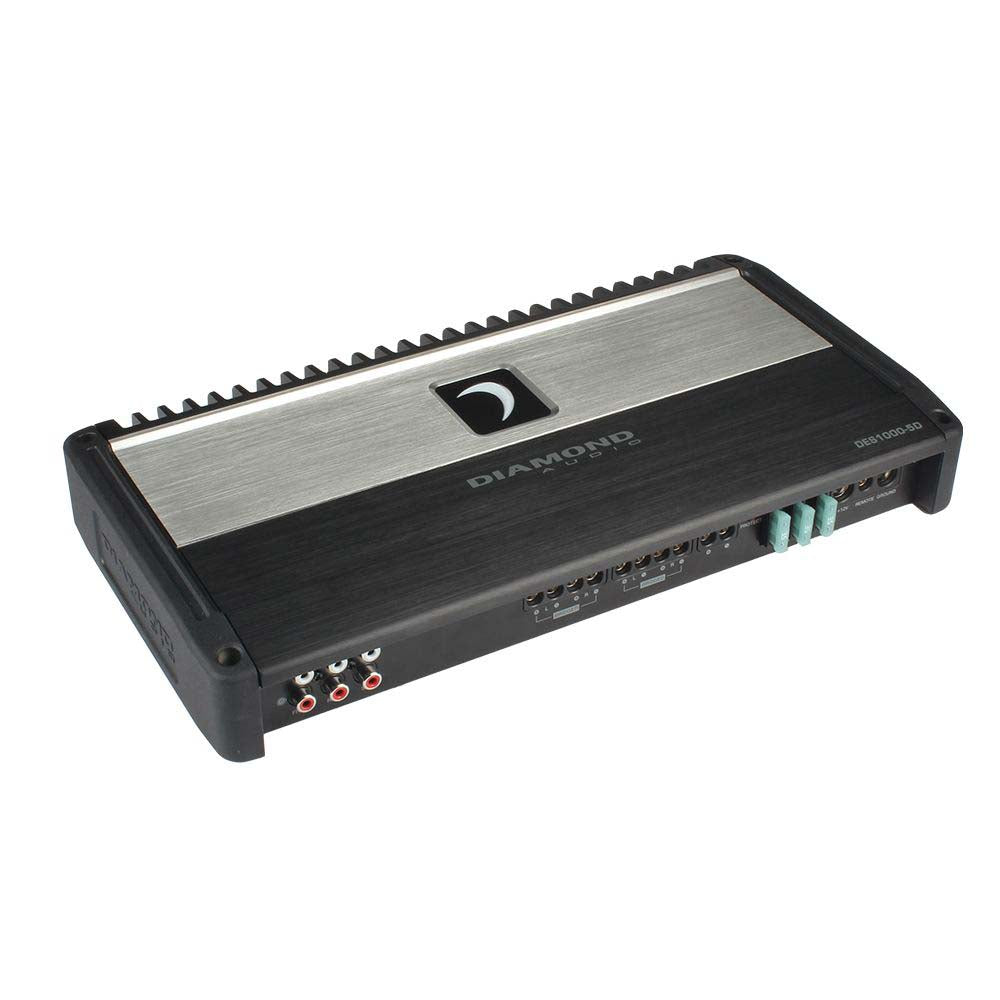 Refurbished Diamond Audio DES1000.5D 1000W RMS 5-Channel Class D Car Amplifier - Elite Series Full Range Power for Car Audio Systems | Perfect for Upgrading Vehicle Sound Systems, Home Theater Setups & Bass Enhancement