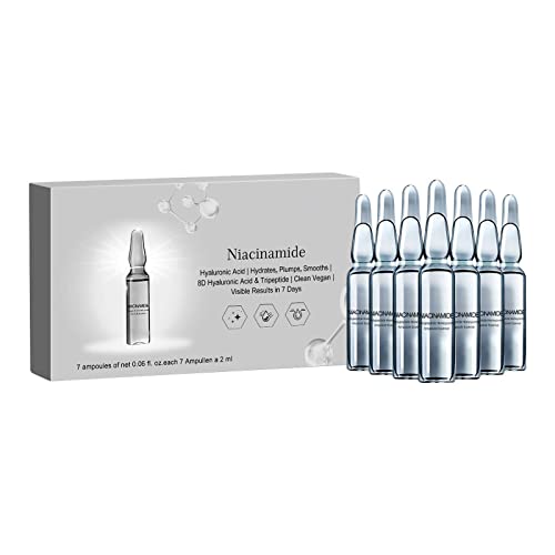 Ceramide Collagen Anti-Wrinkle Firming Serum Capsules - Skin Rejuvenating Essence Ampoules for Face, Reduces Fine Lines & Brightens Skin (2ml) | Men's Facial Moisturizer for Daily Skincare Routine & Nighttime Anti-Aging Treatment