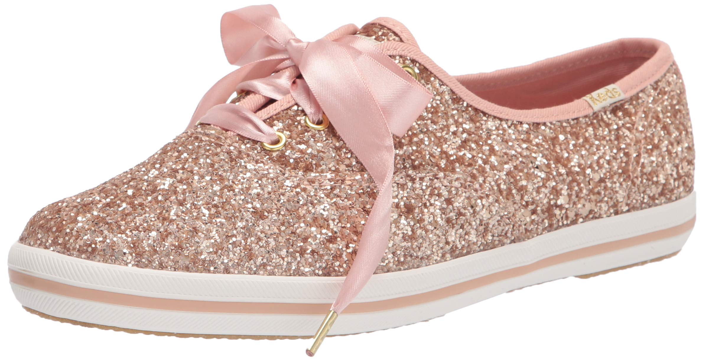 Keds Women's Champion Kate Spade Glitter Sneakers - Stylish Sparkly Casual Shoes for Women | Perfect for Everyday Wear, Work, and Date Nights