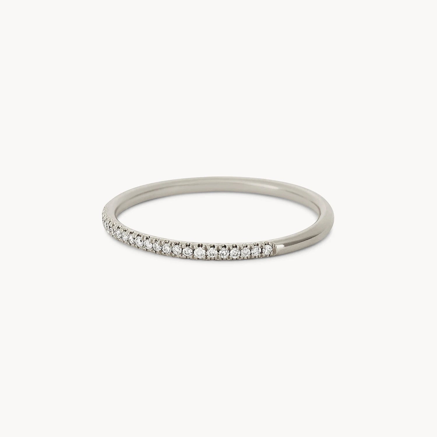 14K White Gold Diamond Eternity Ring for Women - Elegant Wedding Band, Anniversary Gift, or Everyday Jewelry for Special Occasions
