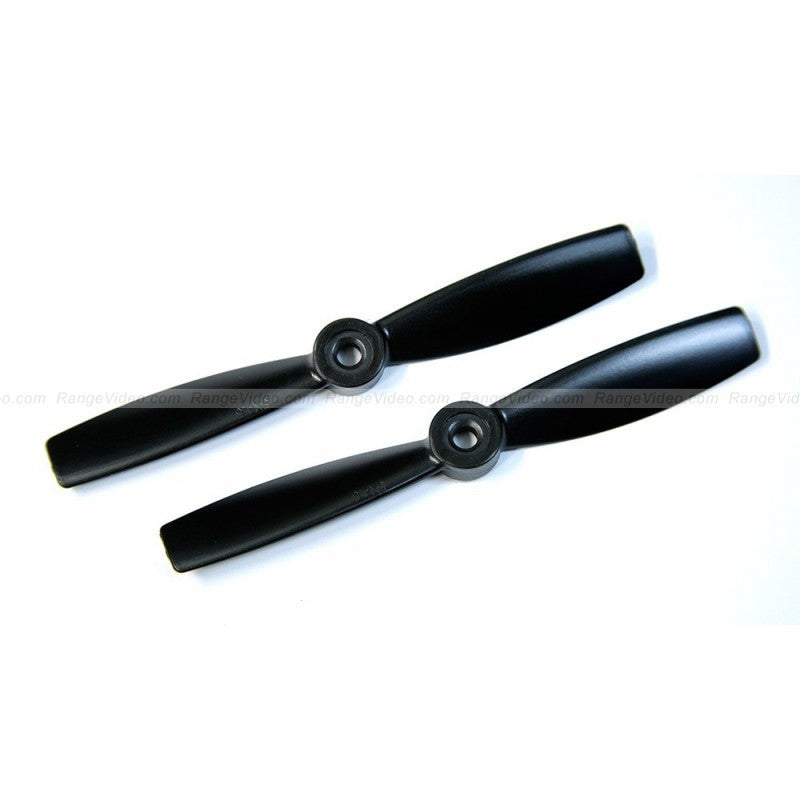 HQProp 5x4.5 CCW Propeller (2 Pack) - High Performance Drone Propellers for FPV Racing and Freestyle Flying - Durable Black Carbon Fiber Blades