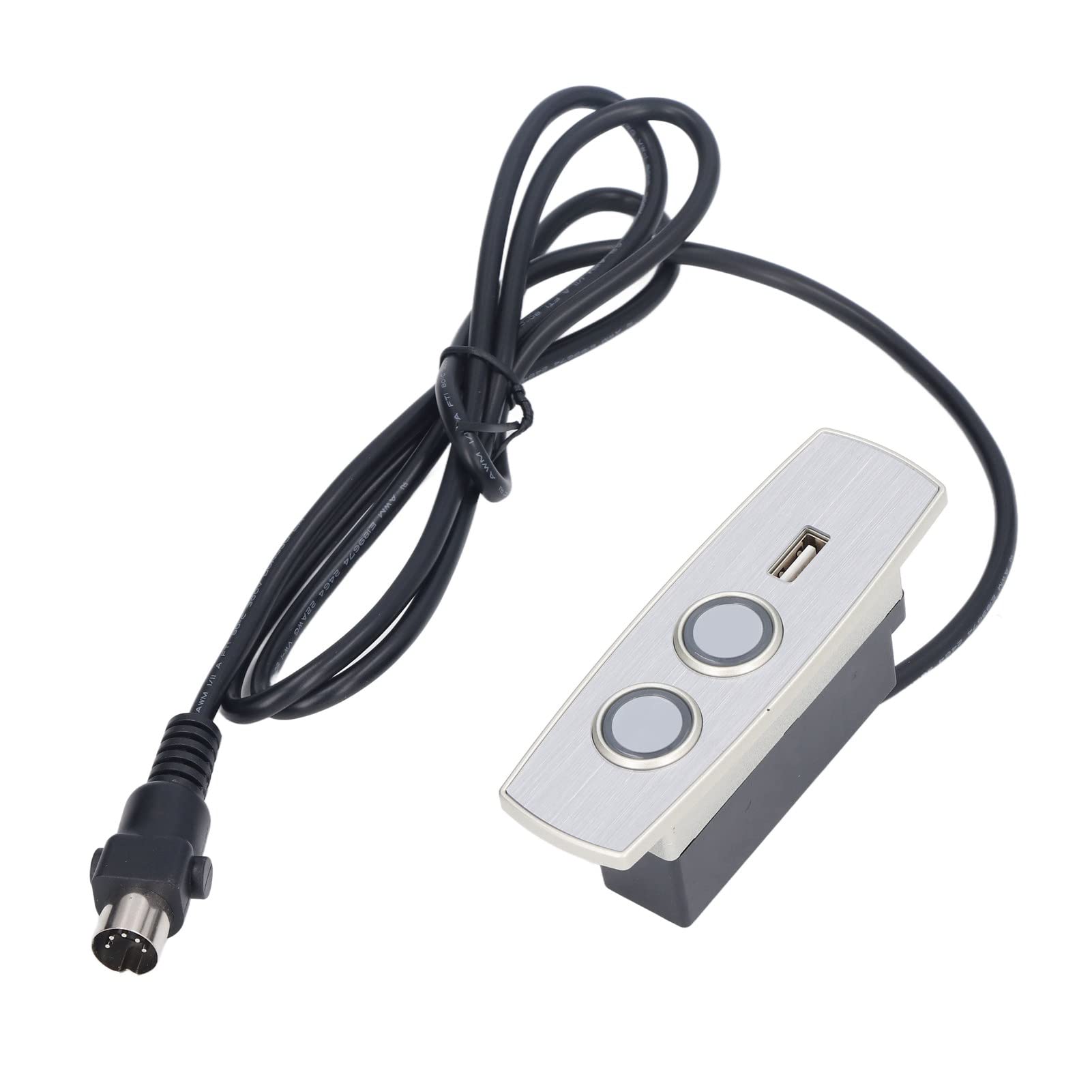 Electric Recliner Switch with USB Charger - 2 Button 5 Pin Hand Control for Power Recliners (12-29V) - Perfect for Living Room, Home Theater & Nursing Chairs