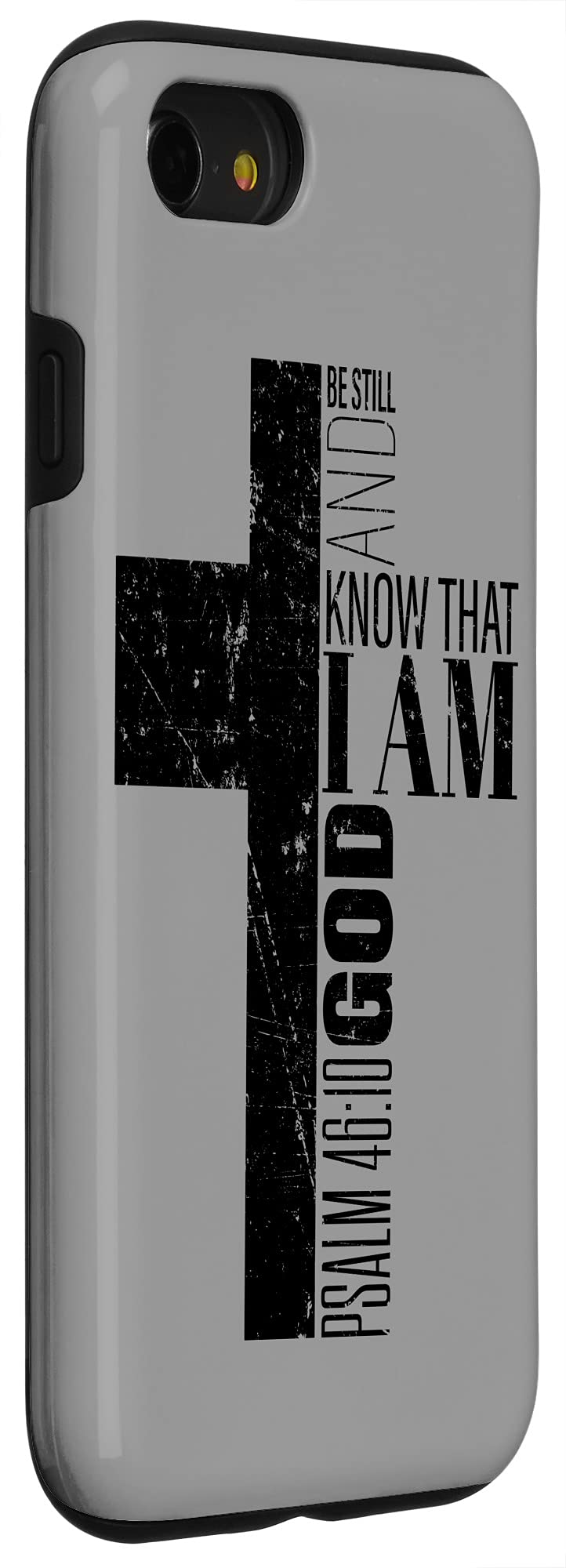 iPhone SE (2020)/7/8 Christian Phone Case with Bible Verses - 'Be Still' Religious Protective Cover for Church, Prayer & Daily Faith Inspiration