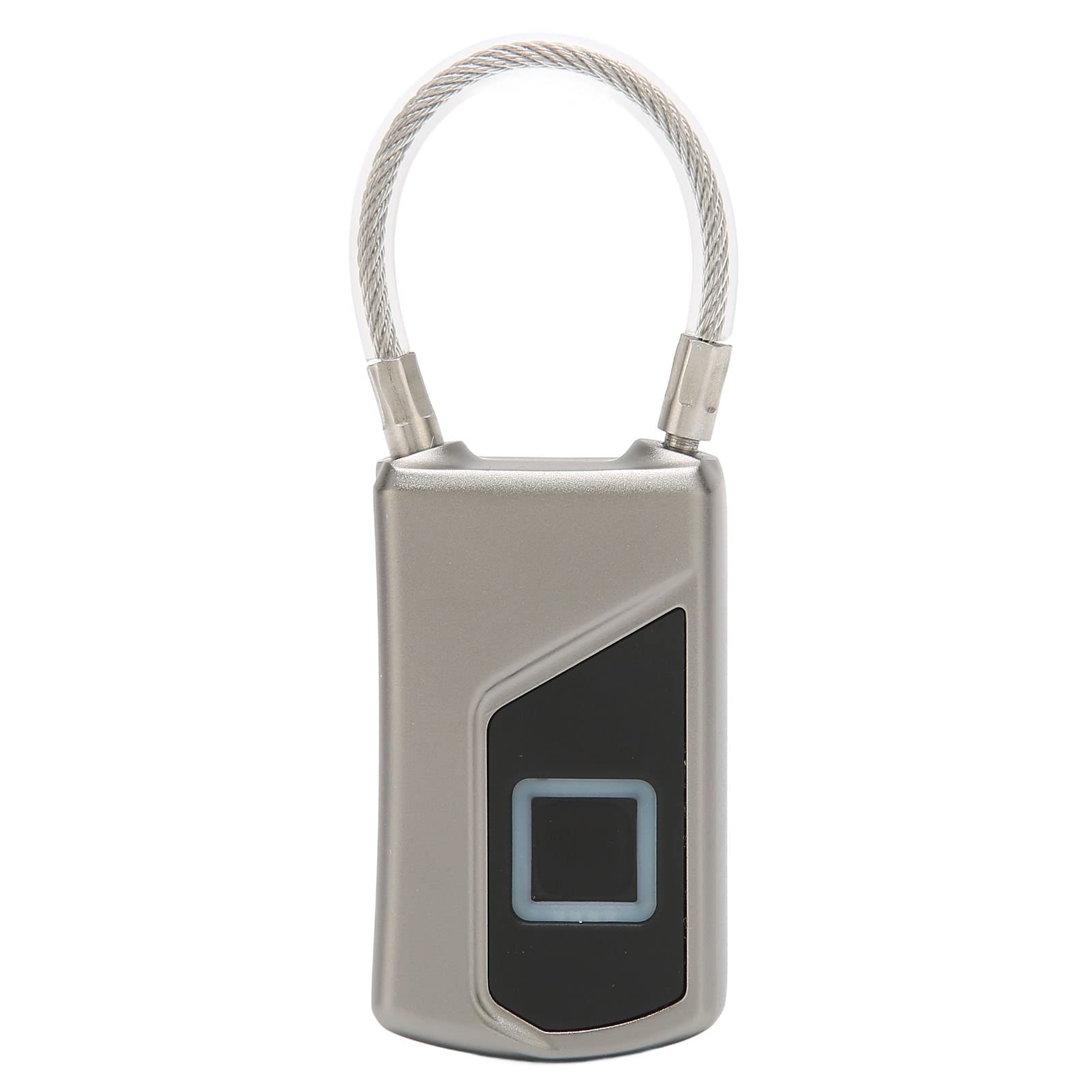 Fingerprint Padlock - IP65 Waterproof Smart Keyless Biometric Lock with USB Rechargeable Battery | High Security Gym Padlock for Bikes, Sheds, Suitcases, School Lockers, Furniture & Wardrobes | Perfect for Travel, Home Security & Outdoor Use