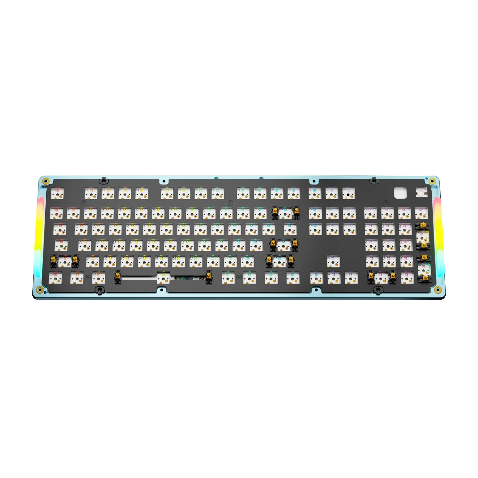 GMMK 3 Mechanical Keyboard Bottom Case - Arctic Blue Metal Replacement Part for Custom Builds | Perfect for PC Gaming, Typing & DIY Keyboard Enthusiasts