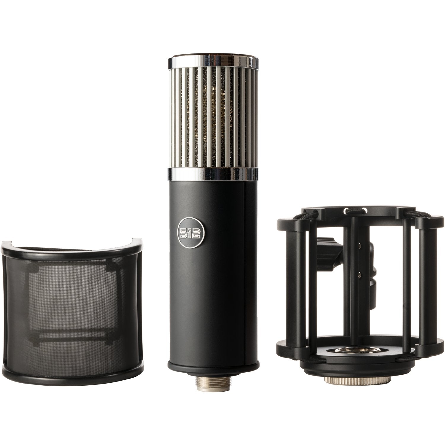 512 Audio Skylight Professional Large Diaphragm Condenser XLR Microphone Kit with Pop Filter & Shock Mount - Perfect for Studio Recording, Podcasting, and Voice Overs