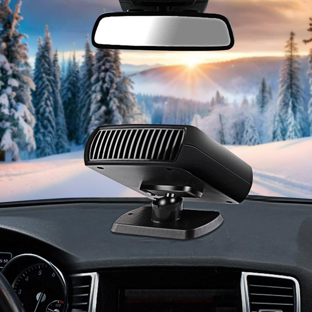 A Winter Journey Saved by the 12V Portable Car Heater Defroster