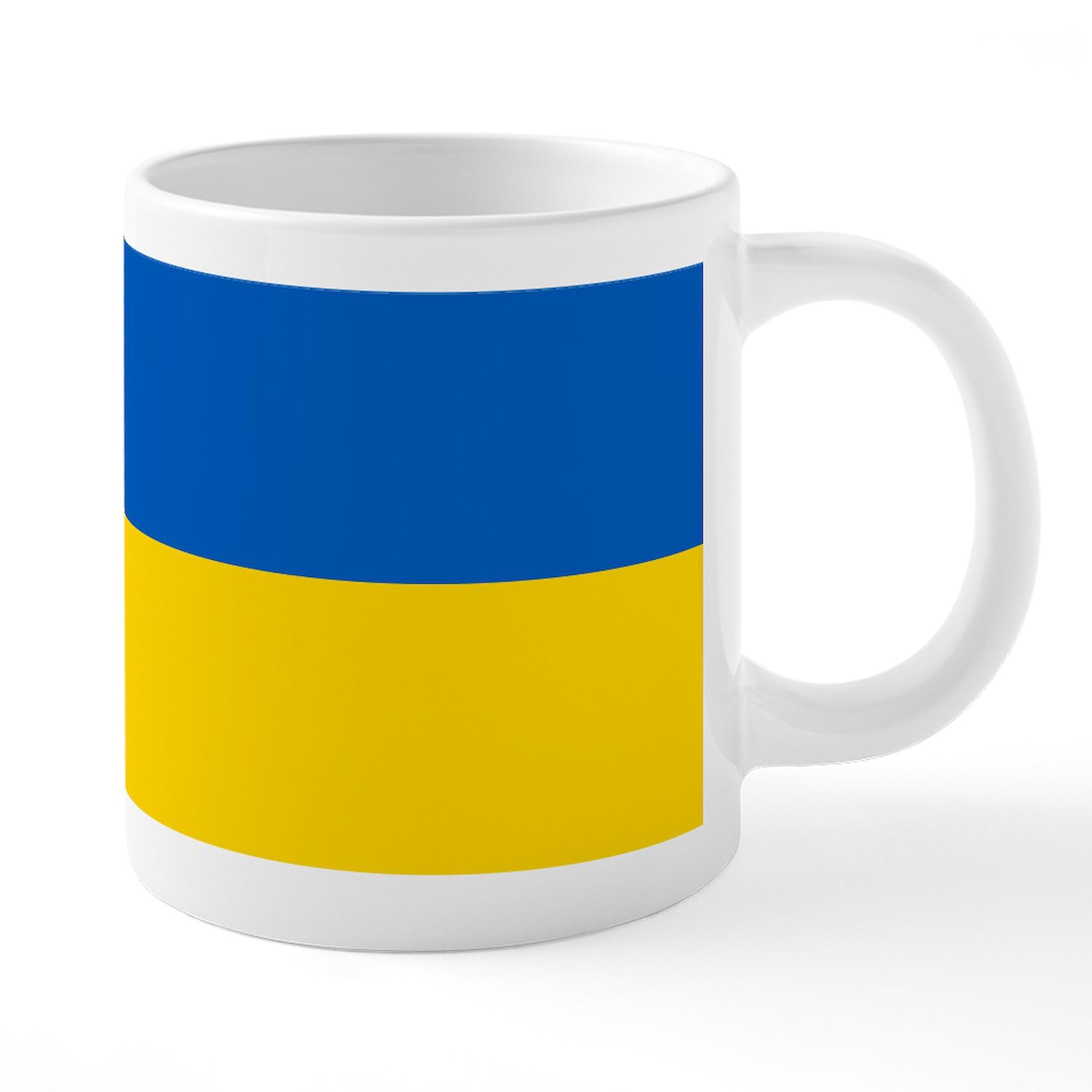 Ukraine Flag 20 oz Ceramic Coffee Mug - Large Insulated Travel Cup for Hot & Cold Drinks - Perfect for Home, Office, or Gifts