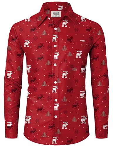 Red - Reindeer & Tree