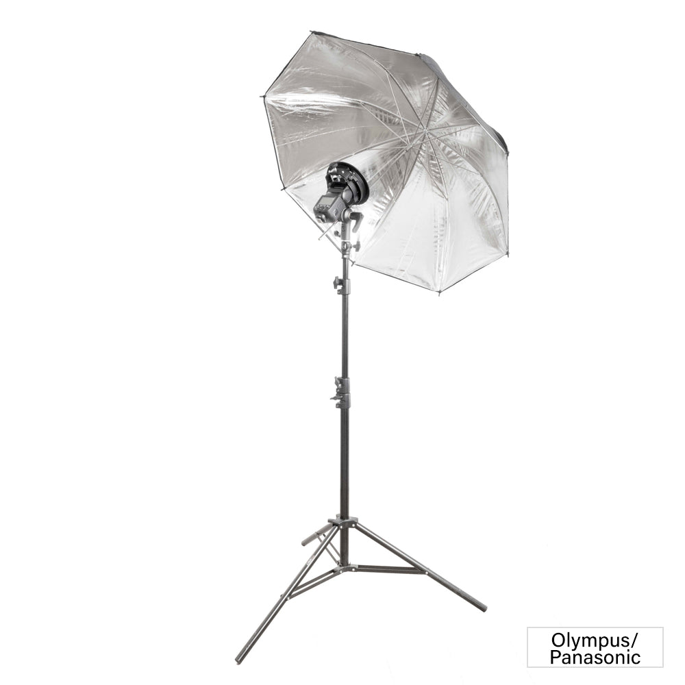 LI ION580II Speedlite Flash with Bounce Umbrella Kit - Professional Black/Silver Photography Lighting for Studio & Outdoor Shooting - Perfect for Portraits, Product Photography & Events