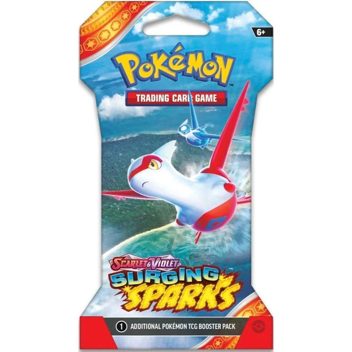Pokemon TCG: Scarlet & Violet Surging Sparks Booster Pack - Collectible Trading Cards for Battles & Trading | Perfect for Game Nights, Tournaments & Gifts