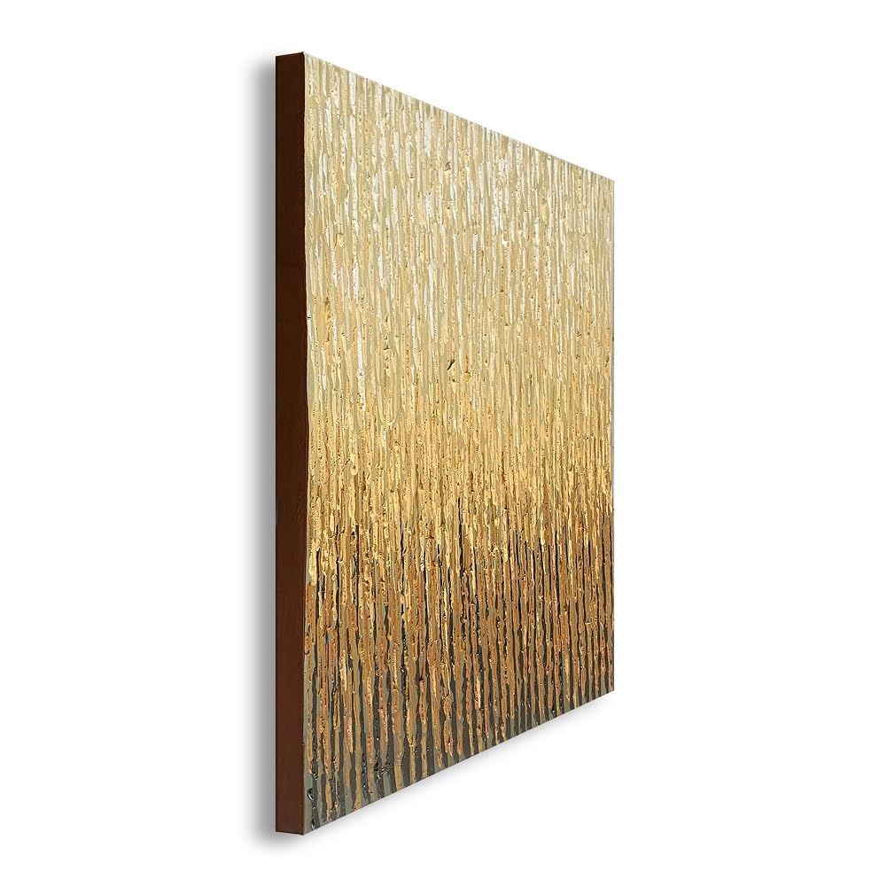 Extra Large Hand Painted Brown Abstract Textured Canvas Wall Art - Modern Oil Painting for Living Room & Bedroom Decor - Perfect for Contemporary Home, Office, and Relaxing Spaces
