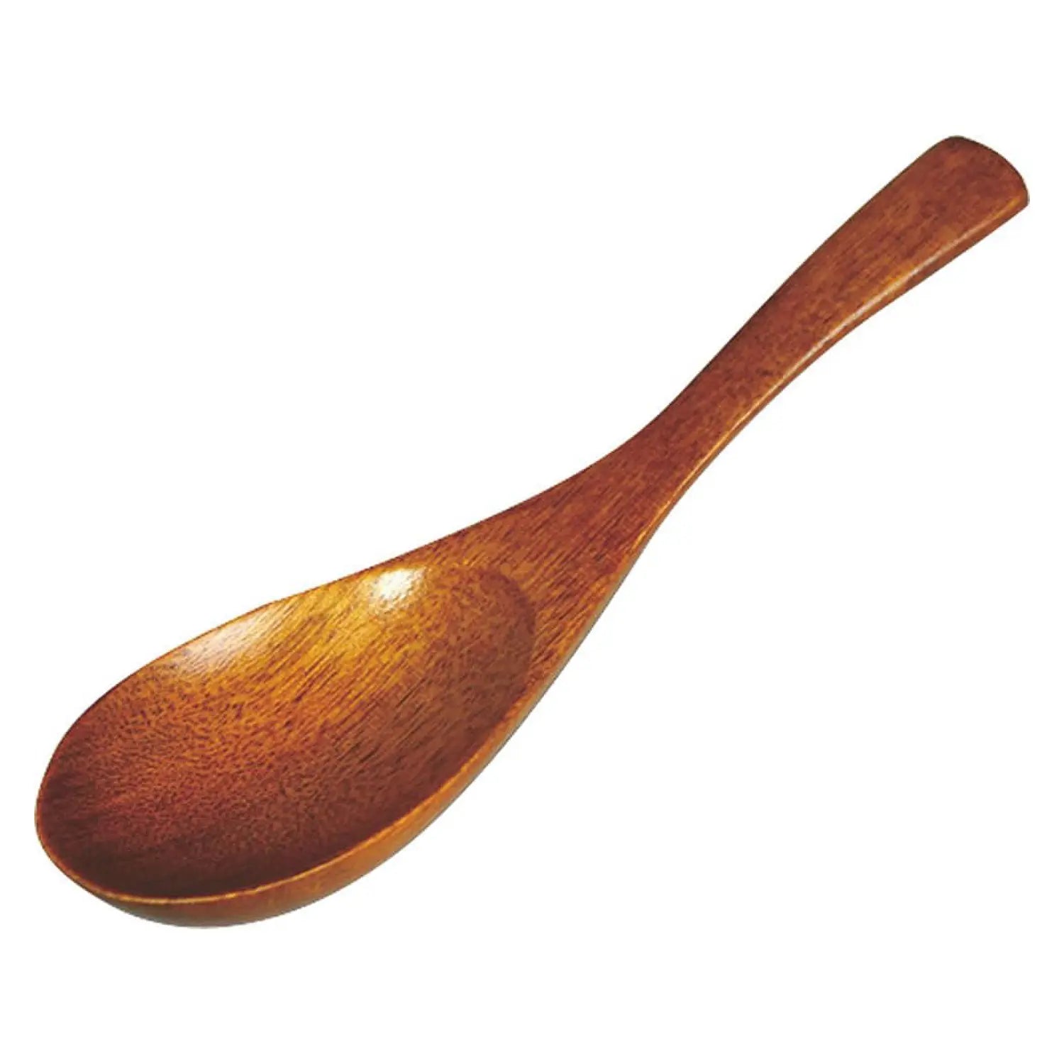Marujyu Wooden Renge Spoon - Handcrafted Japanese Wooden Spoon for Cooking, Serving & Eating - Perfect for Soups, Salads, Rice Dishes & Asian Cuisine