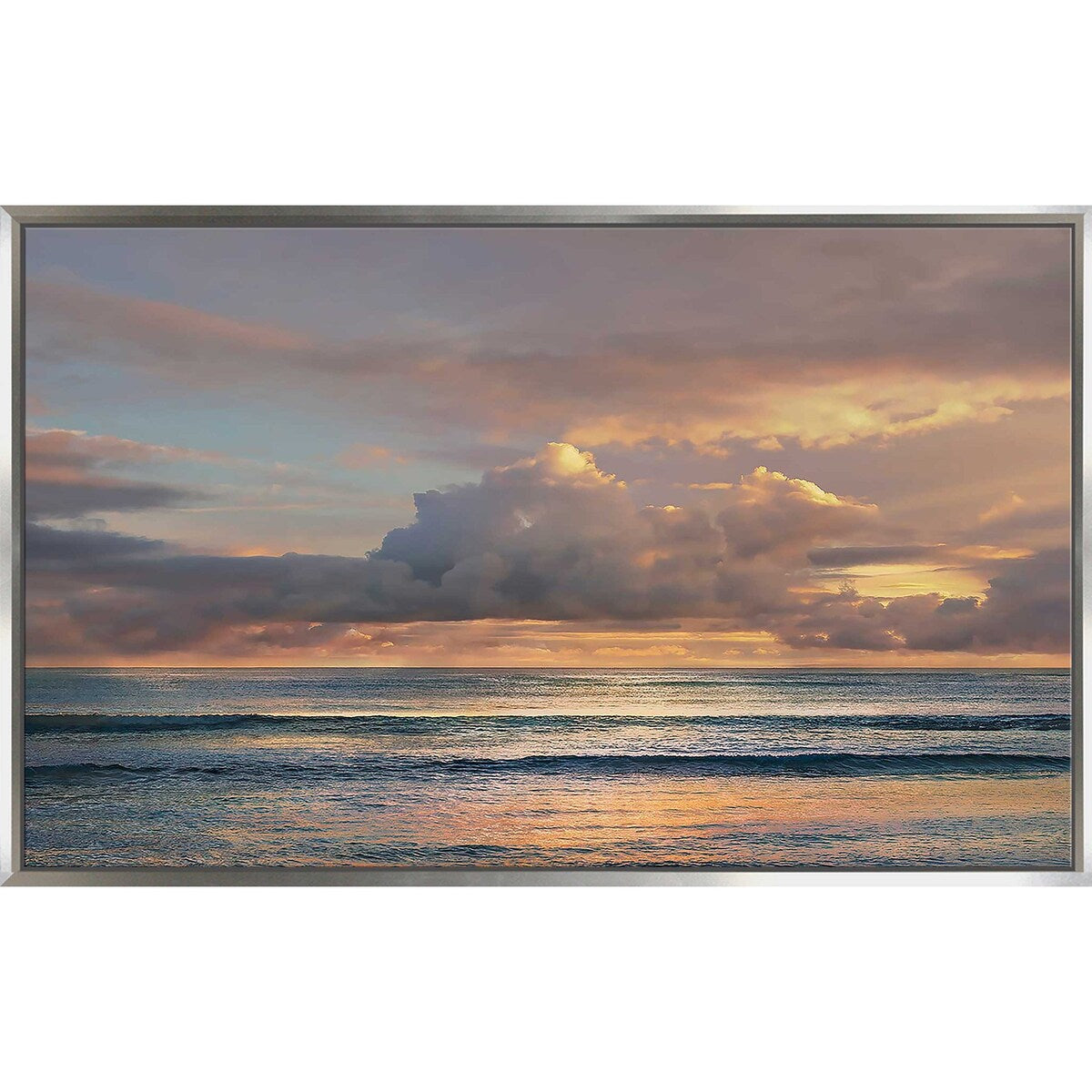 Morning Meditation Floating Canvas Wall Art - Inspirational Home Decor for Living Room, Bedroom & Office - Perfect for Relaxation & Mindfulness Spaces