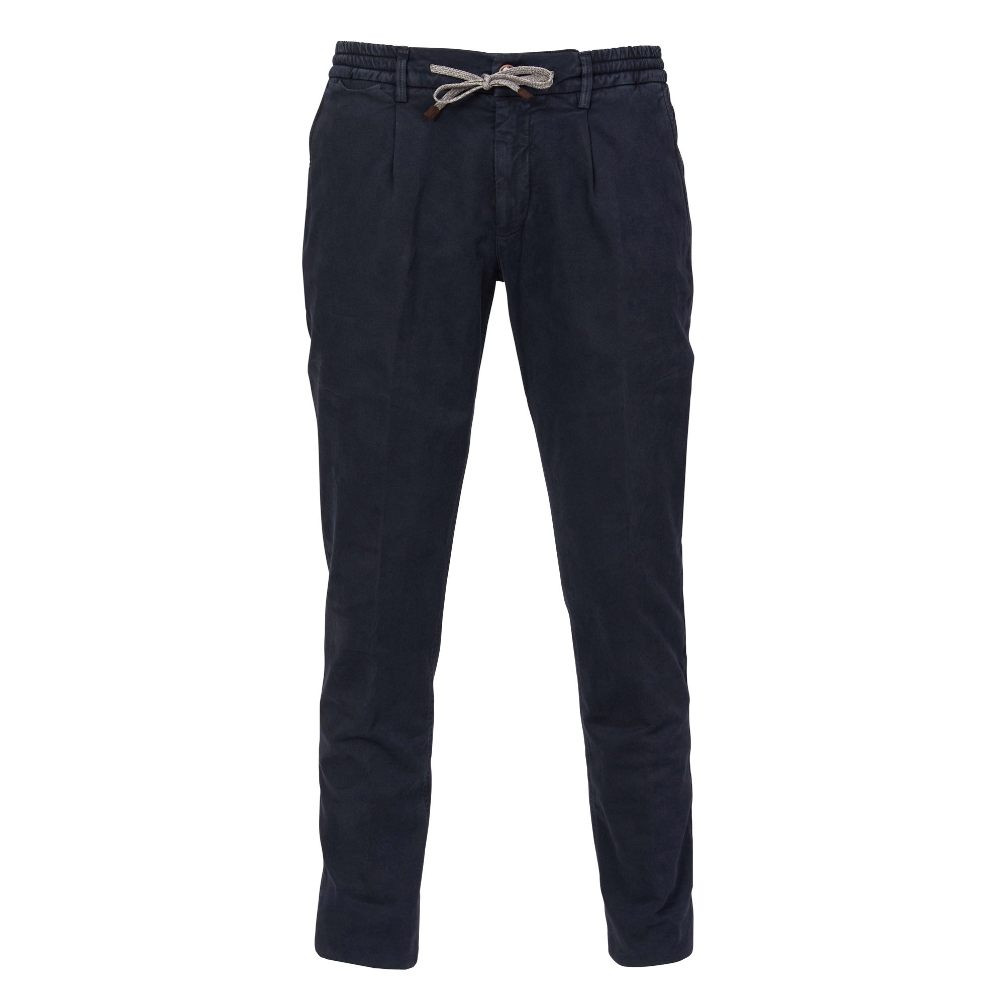 FRADI Men's Cotton Stretch Jogger Pants - Comfortable Slim Fit Chino Joggers for Casual Wear & Workout | Navy Blue Casual Pants for Running, Gym, Travel & Everyday Use