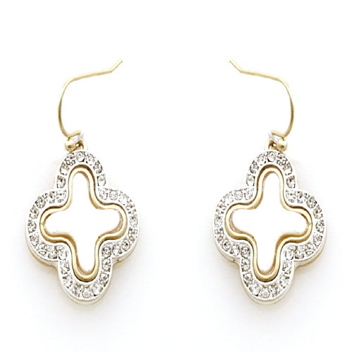 Clover Shell Earrings - Elegant Handmade Jewelry for Women, Perfect for Beach Weddings, Parties & Everyday Wear | WGCL