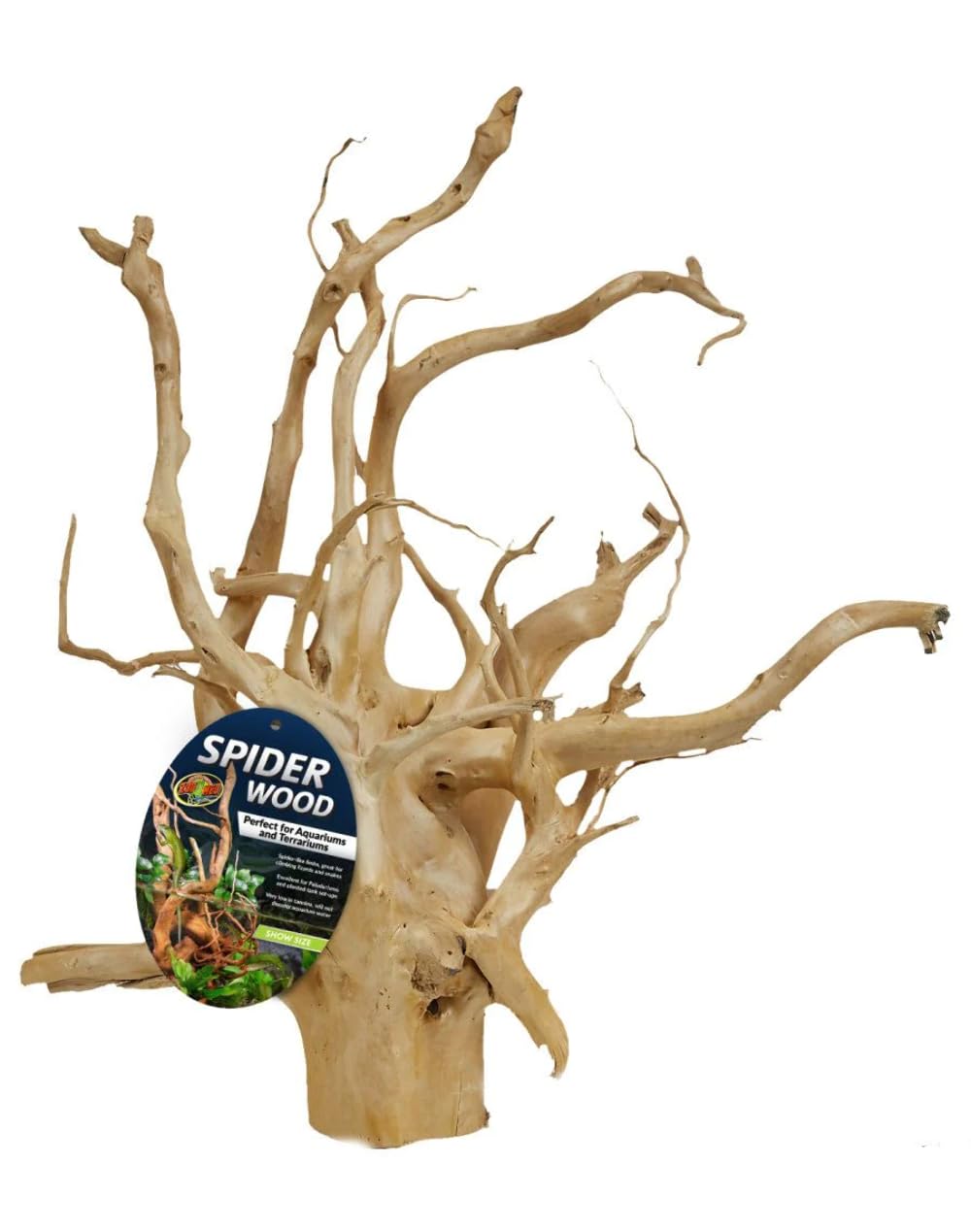 Premium Zoo Med Spider Wood for Aquariums & Terrariums (24-30 Inch, 2-Pack) - Natural Driftwood for Reptiles, Fish Tanks & Decorative Displays